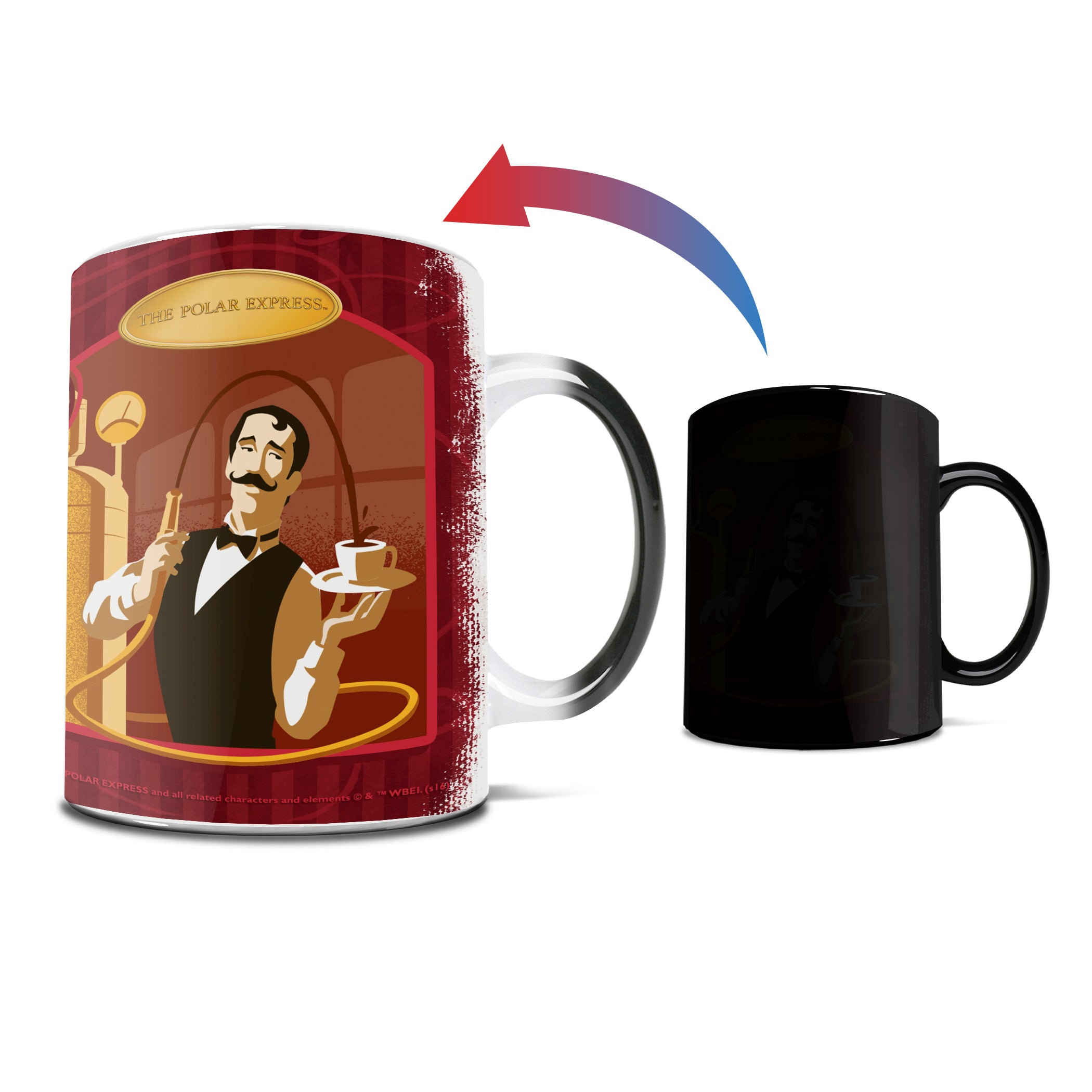 Polar Express (Fresh Hot Chocolate) Morphing Mugs® Heat-Sensitive Mug MMUG527
