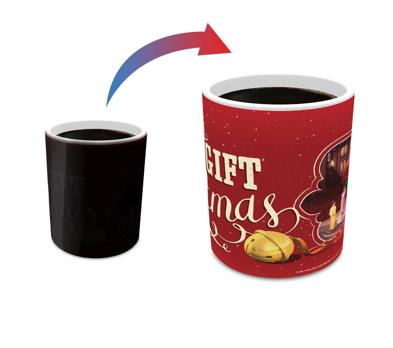 Polar Express (The First Gift) Morphing Mugs® Heat-Sensitive Mug MMUG528