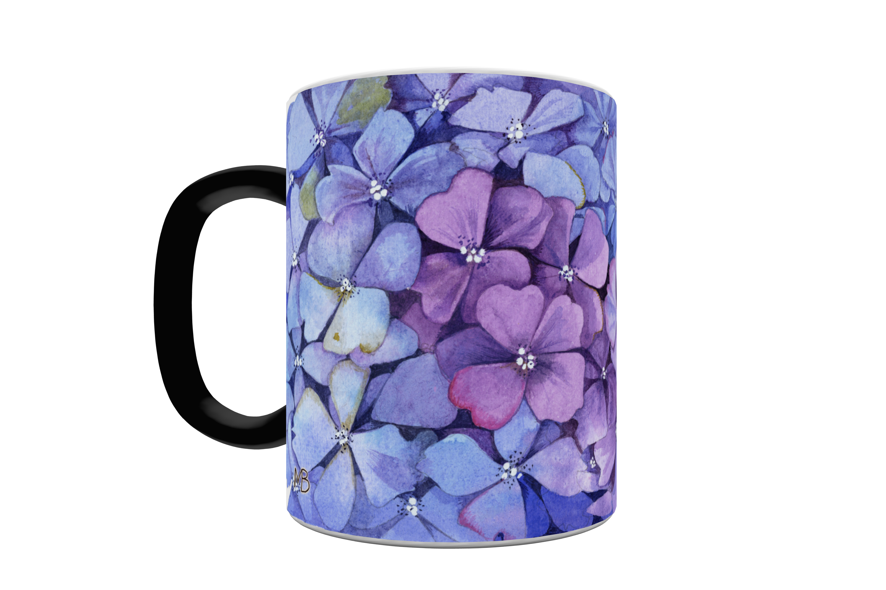 Marjolein Bastin (Blue Flowers) Morphing Mugs® Heat-Sensitive Mug MMUG530