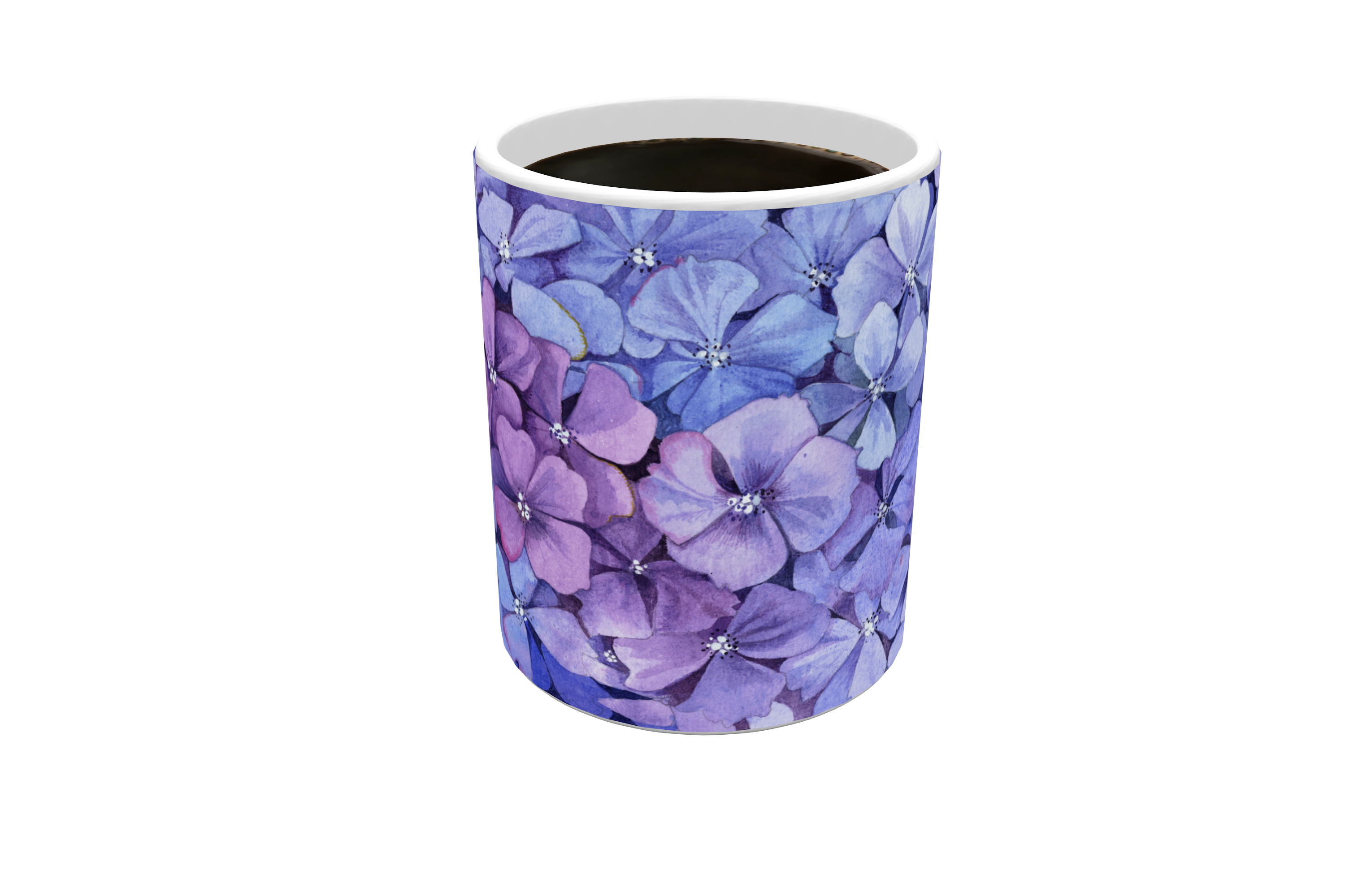 Marjolein Bastin (Blue Flowers) Morphing Mugs® Heat-Sensitive Mug MMUG530