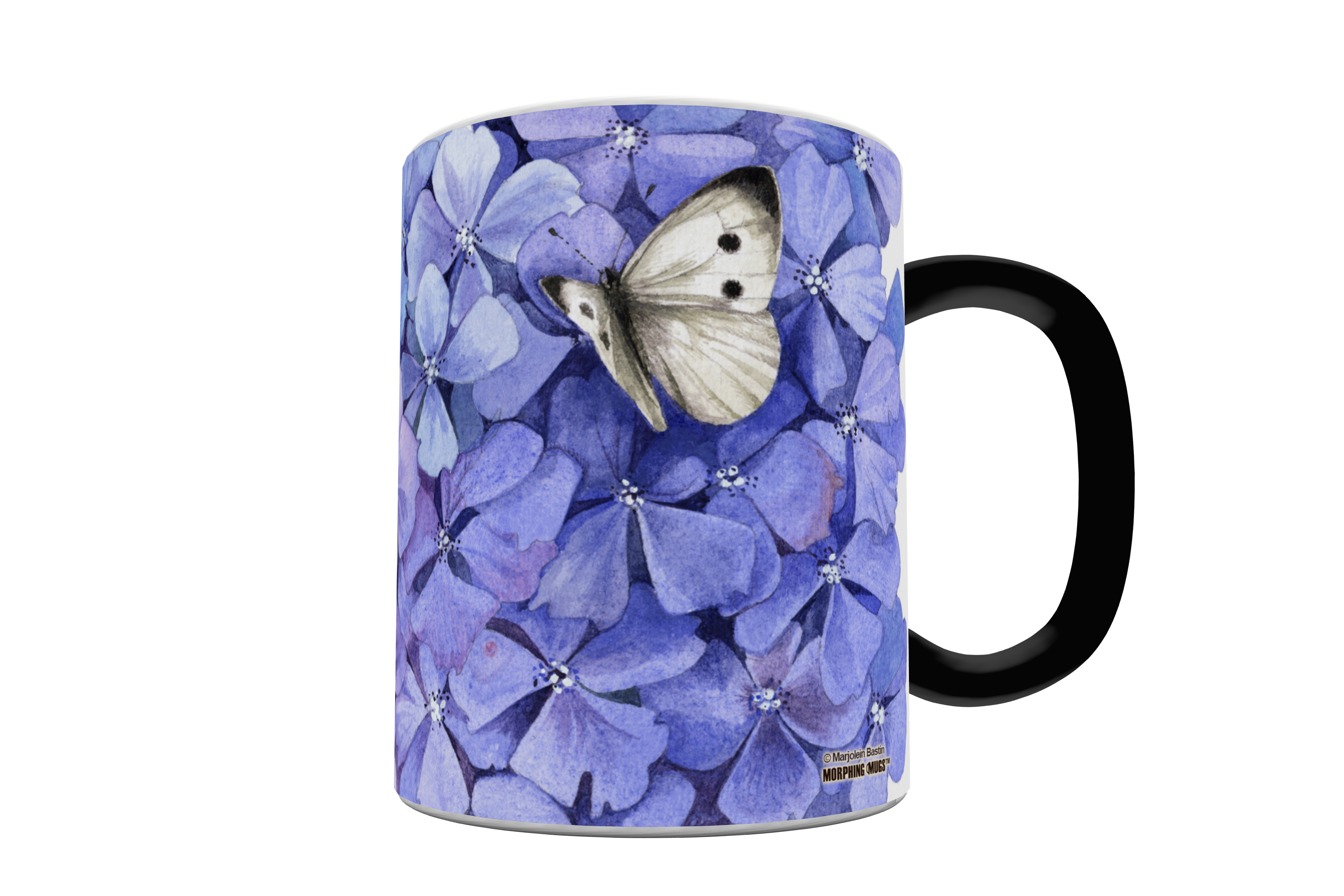 Marjolein Bastin (Blue Flowers) Morphing Mugs® Heat-Sensitive Mug MMUG530