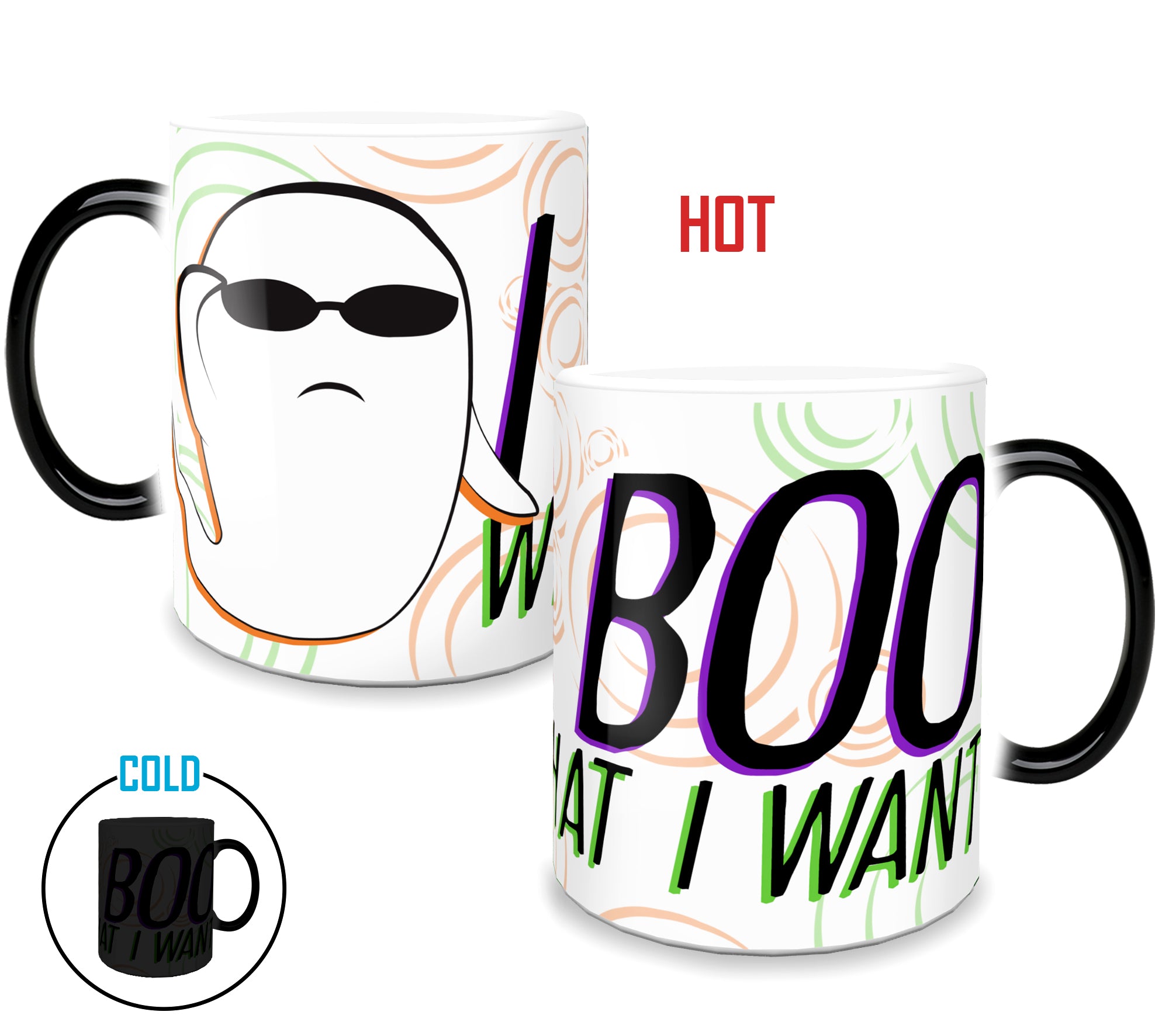 Halloween Collection (I Boo What I Want) Morphing Mugs® Heat-Sensitive Mug MMUG539