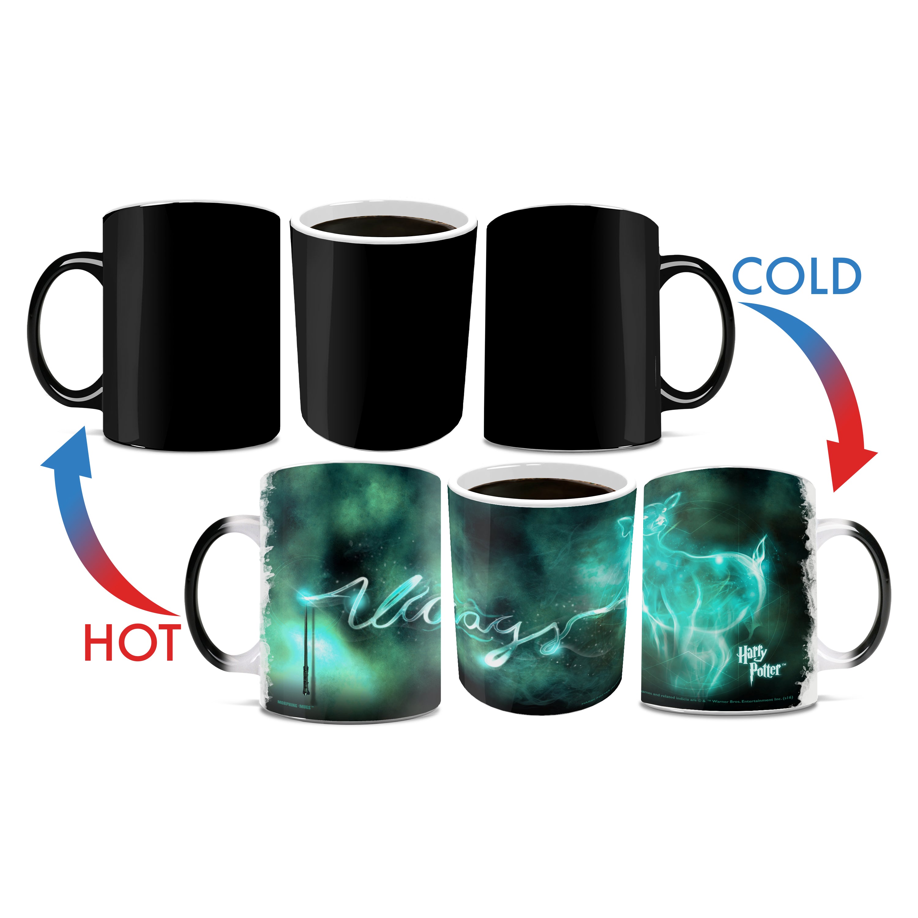 Harry Potter (Always Patronus)  Morphing Mugs® Heat-Sensitive Mug MMUG557