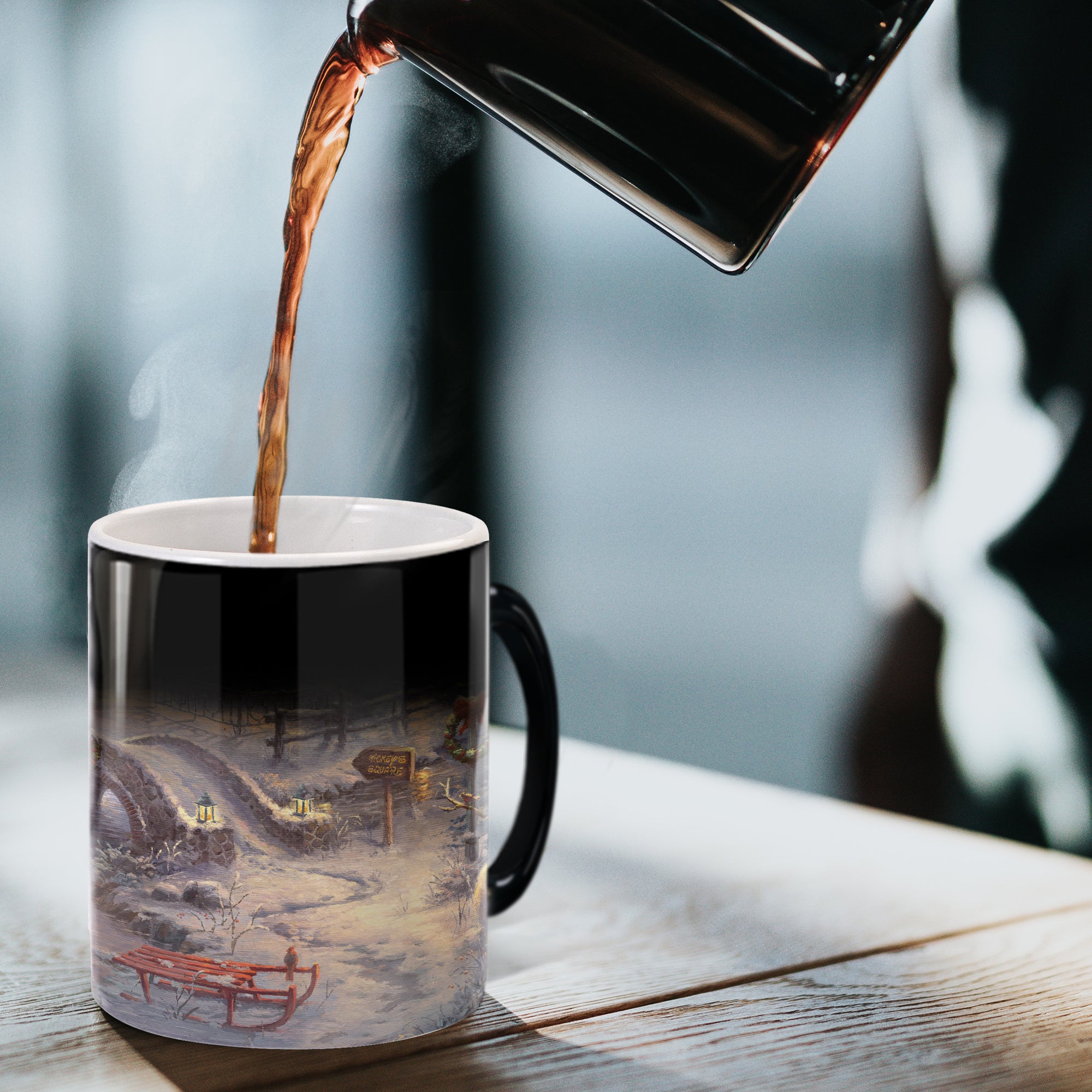 Disney (Mickey and Minnie Mouse - Sweetheart Holiday) Morphing Mugs® Heat-Sensitive Mug MMUG573