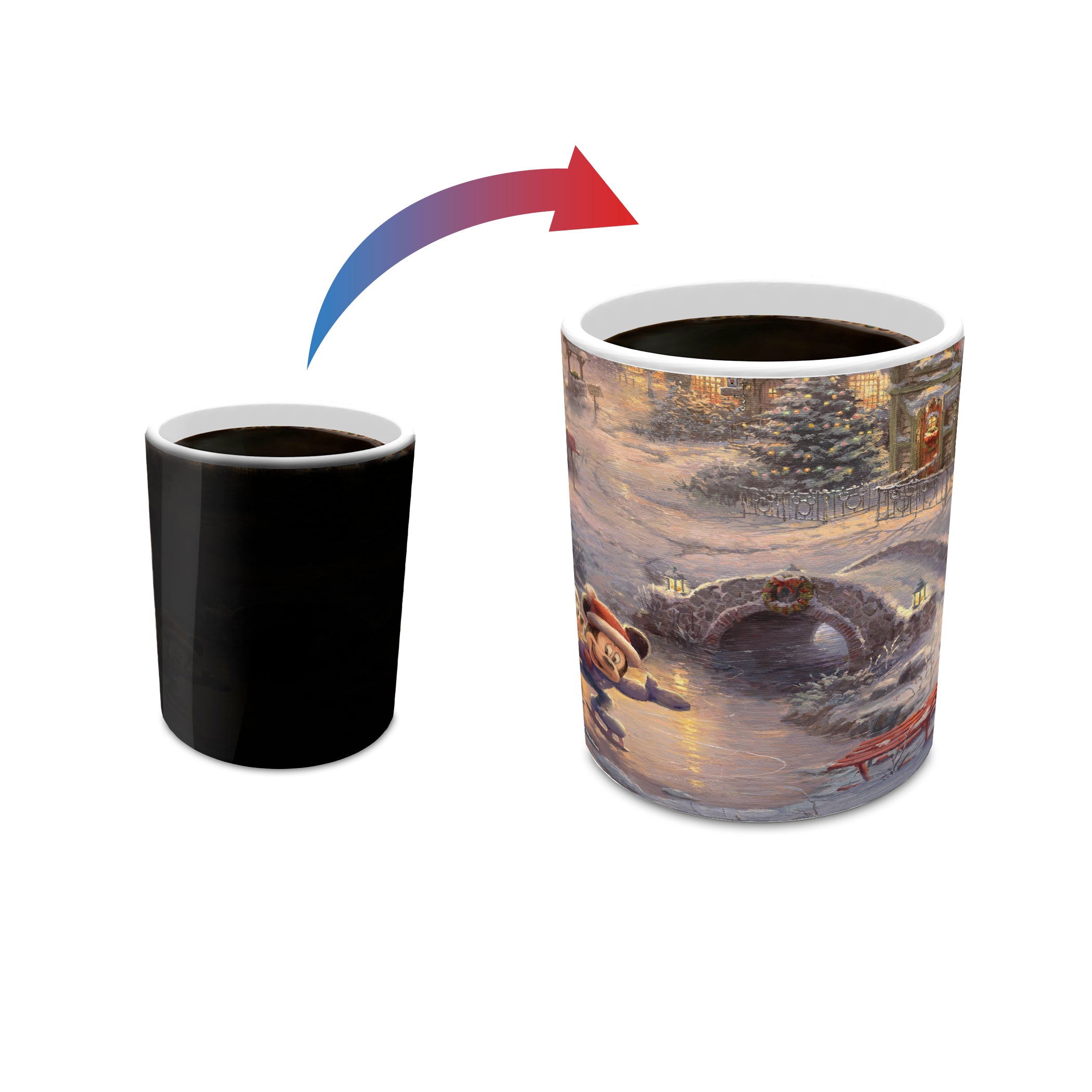 Disney (Mickey and Minnie Mouse - Sweetheart Holiday) Morphing Mugs® Heat-Sensitive Mug MMUG573