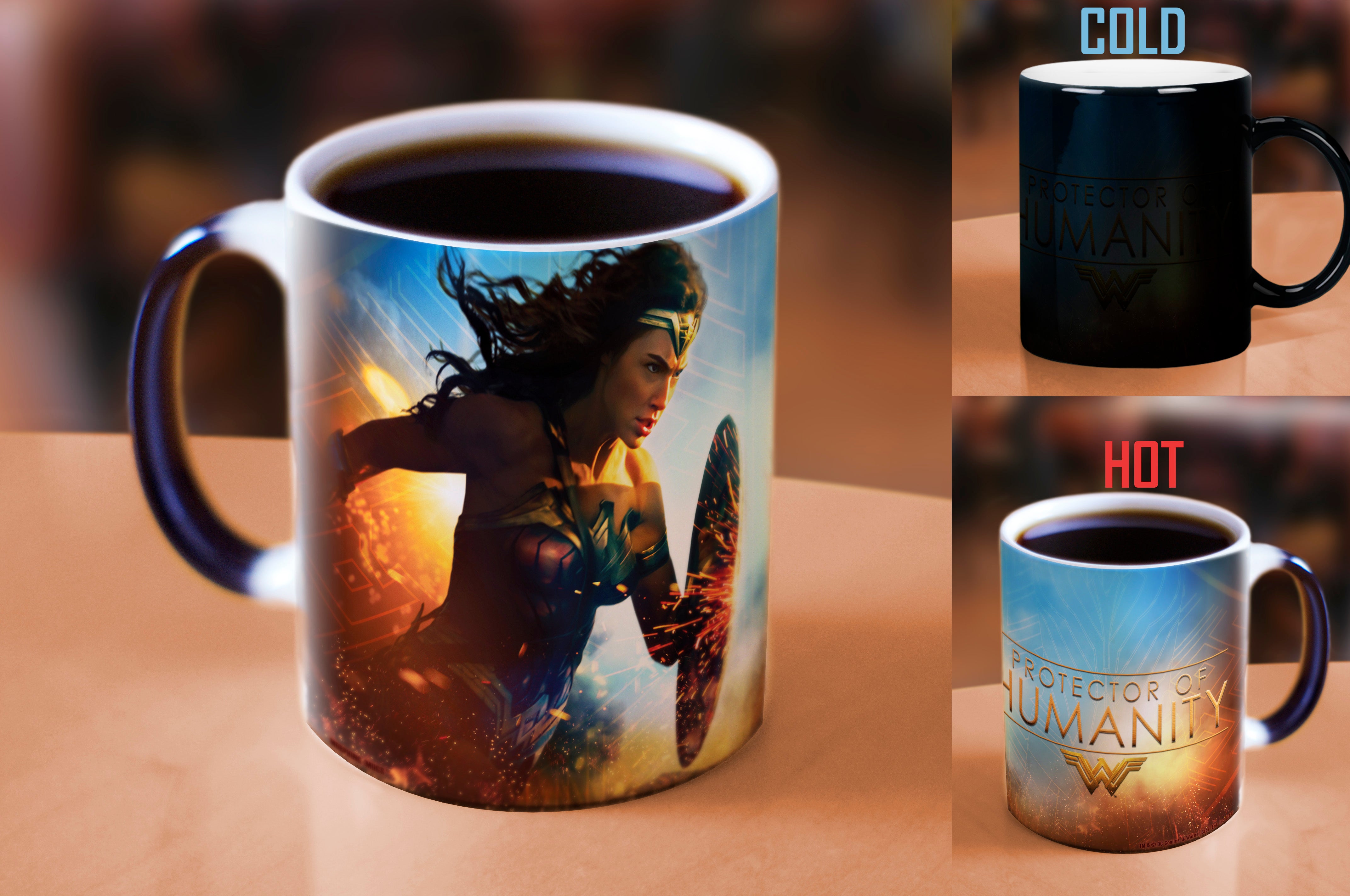 Wonder Woman (Protector of Humanity) Morphing Mugs®  Heat-Sensitive Mug MMUG578