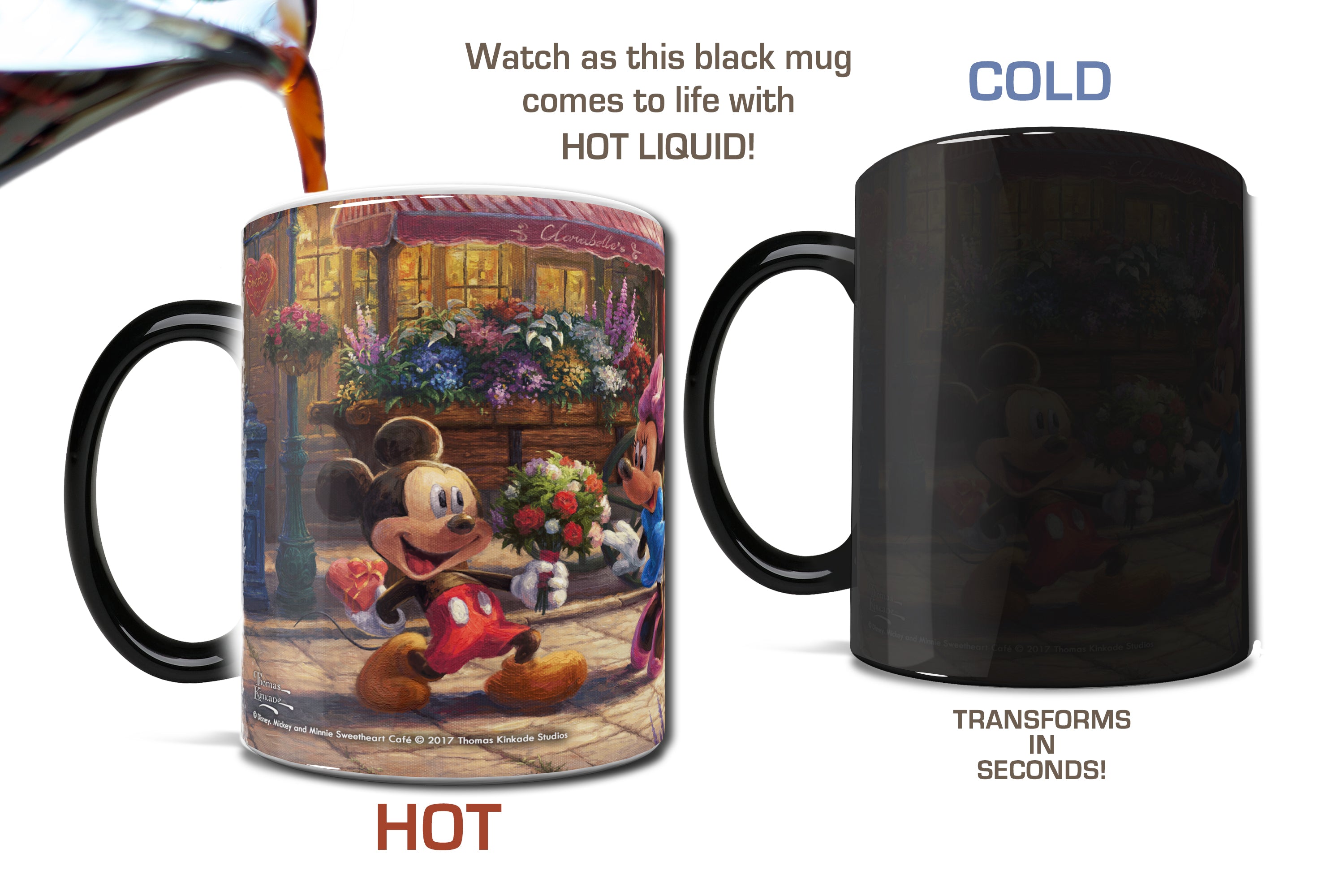 Disney (Mickey and Minnie Mouse - Sweetheart Cafe) Morphing Mugs® Heat-Sensitive Mug MMUG583