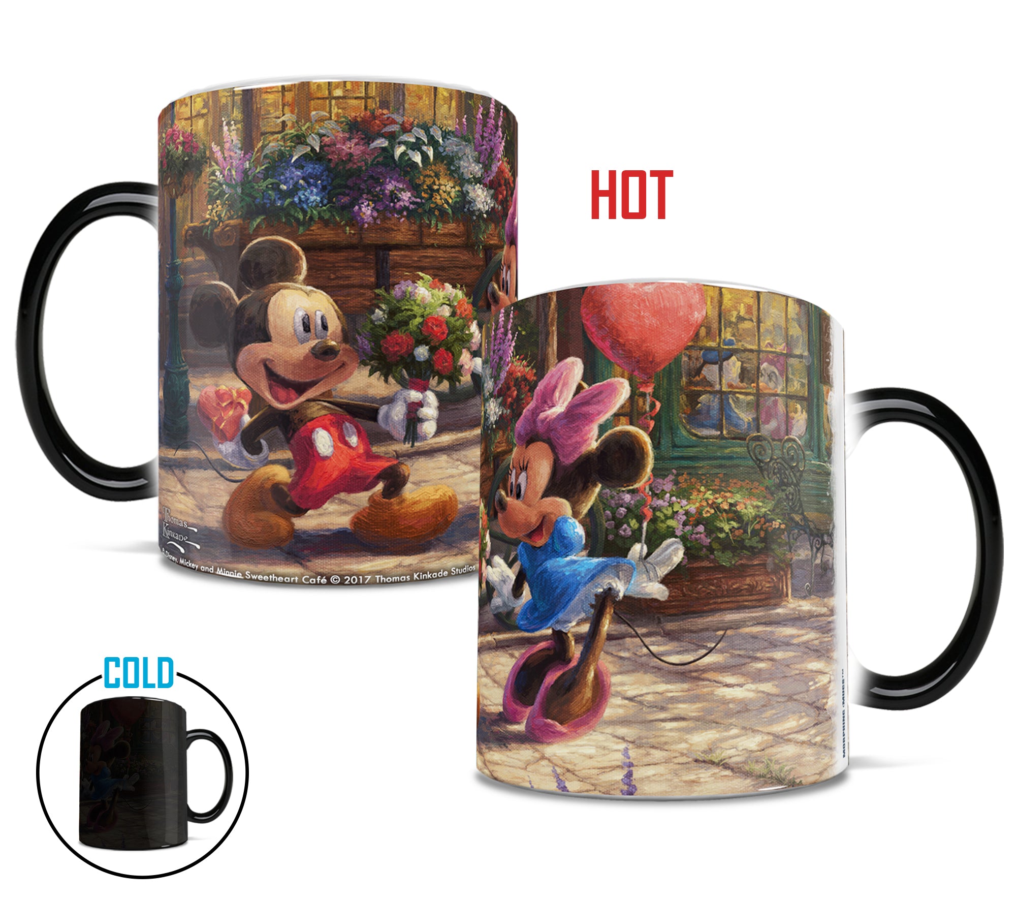 Disney (Mickey and Minnie Mouse - Sweetheart Cafe) Morphing Mugs® Heat-Sensitive Mug MMUG583