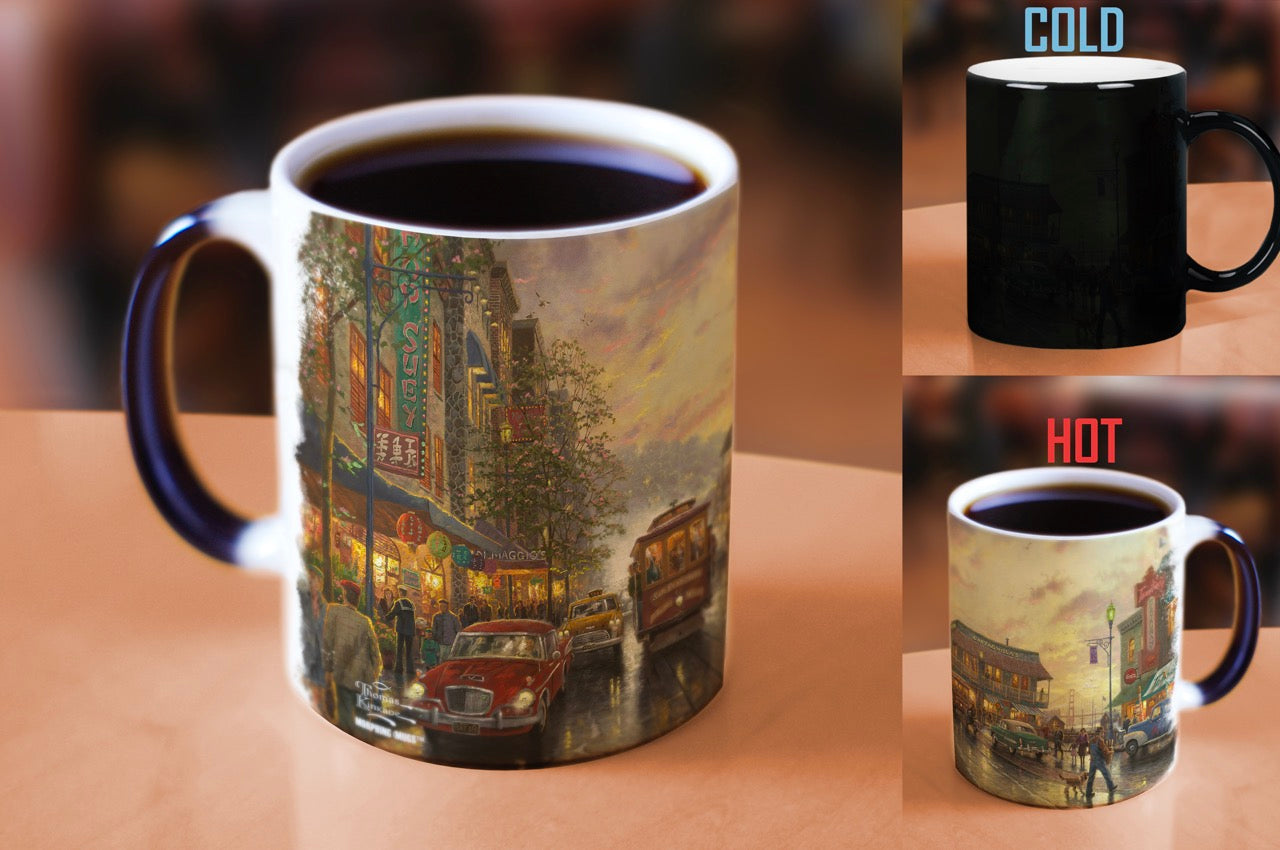 Thomas Kinkade Studios (City by the Bay) Morphing Mugs® Heat-Sensitive Mug MMUG584