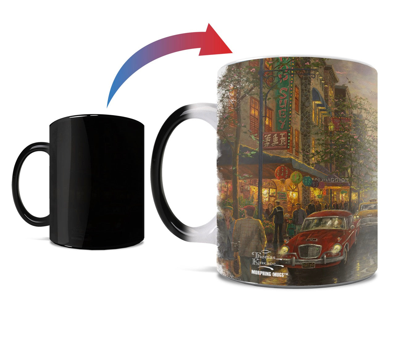 Thomas Kinkade Studios (City by the Bay) Morphing Mugs® Heat-Sensitive Mug MMUG584