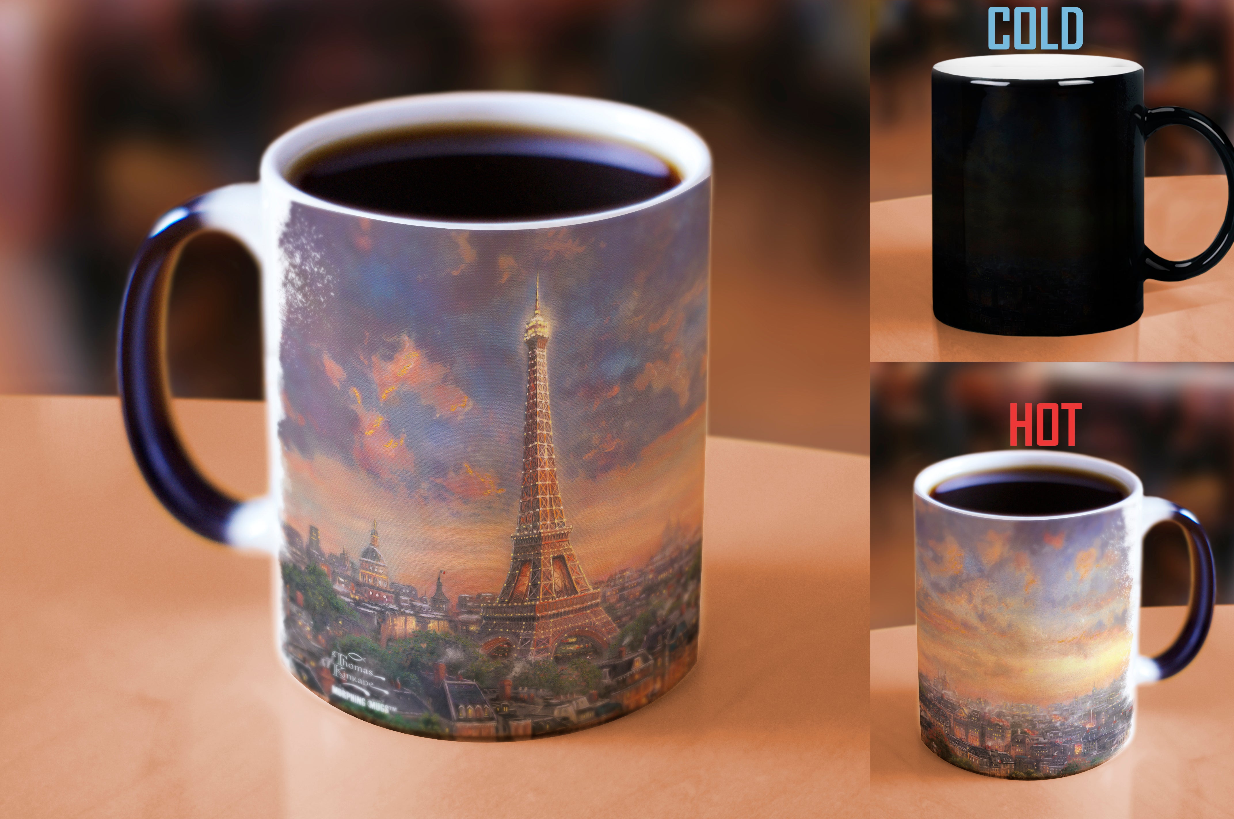 Thomas Kinkade Studios (Paris, City Of Love) Morphing Mugs® Heat-Sensitive Mug MMUG586