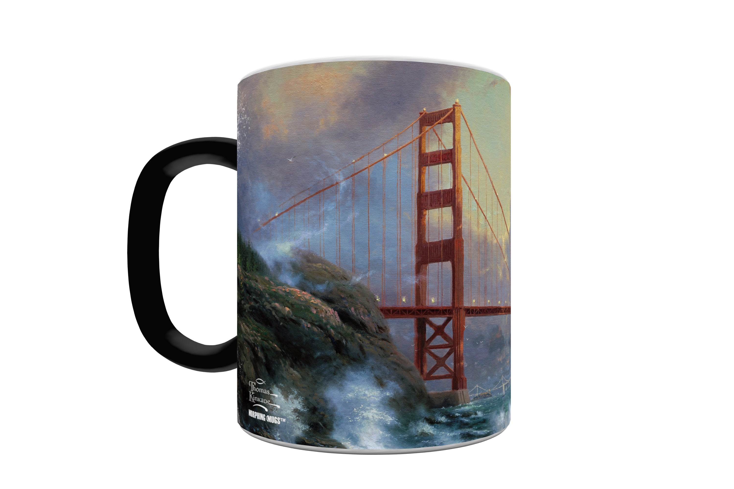 Thomas Kinkade Studios (San Francisco, Golden Gate Bridge) Morphing Mugs® Heat-Sensitive Mug MMUG587