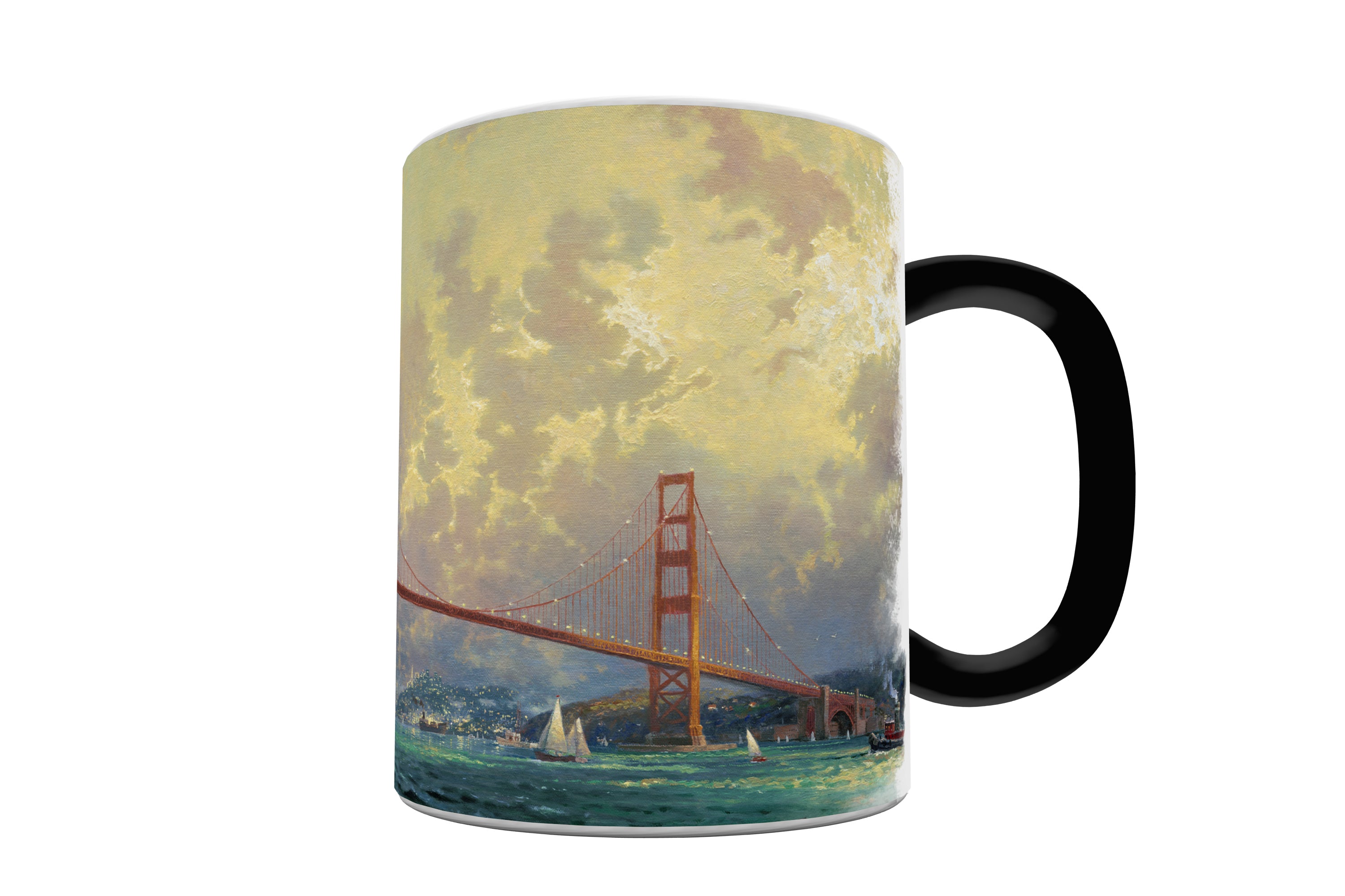 Thomas Kinkade Studios (San Francisco, Golden Gate Bridge) Morphing Mugs® Heat-Sensitive Mug MMUG587