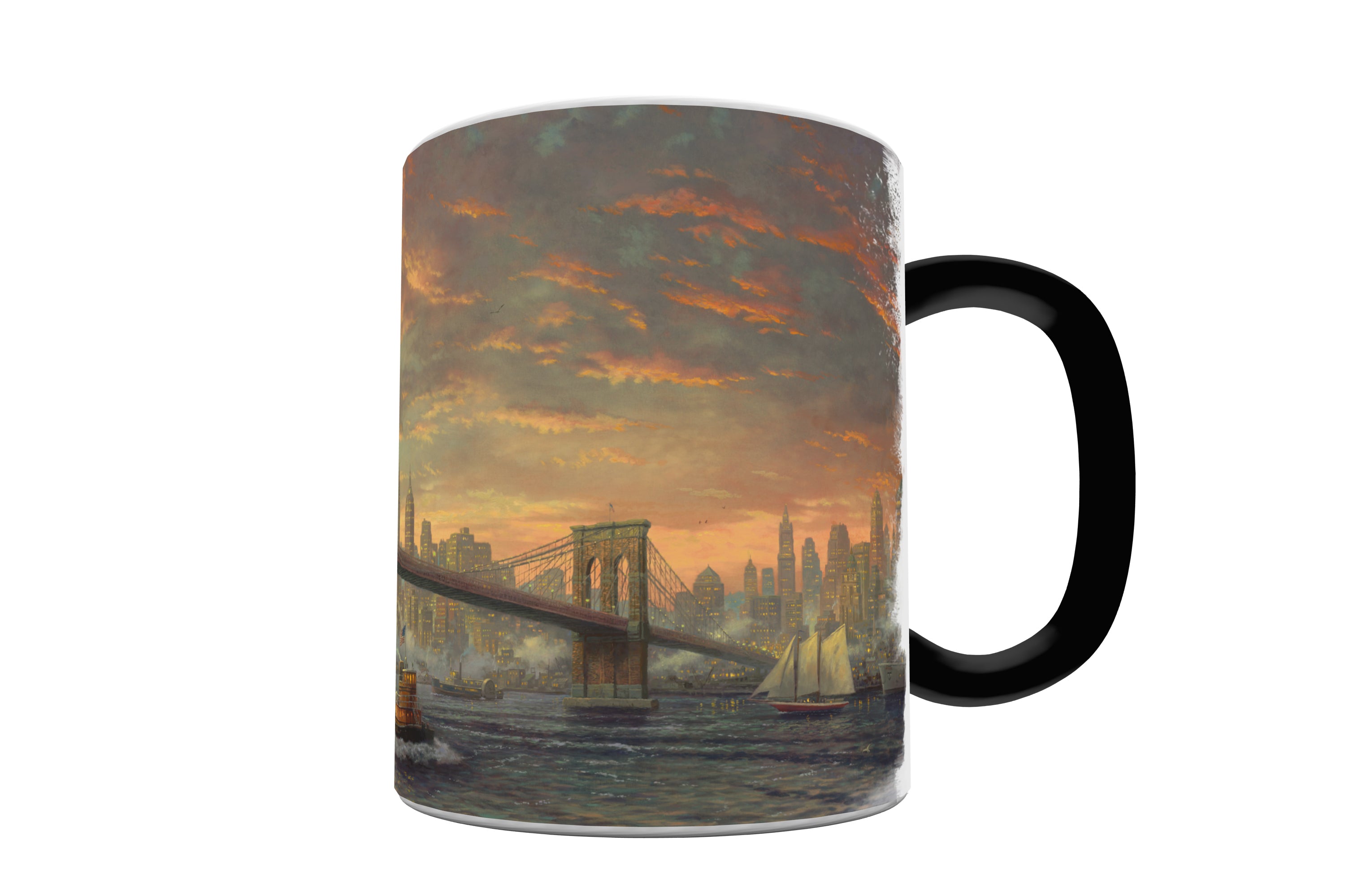 Thomas Kinkade Studios (The Spirit Of New York) Morphing Mugs® Heat-Sensitive Mug MMUG588