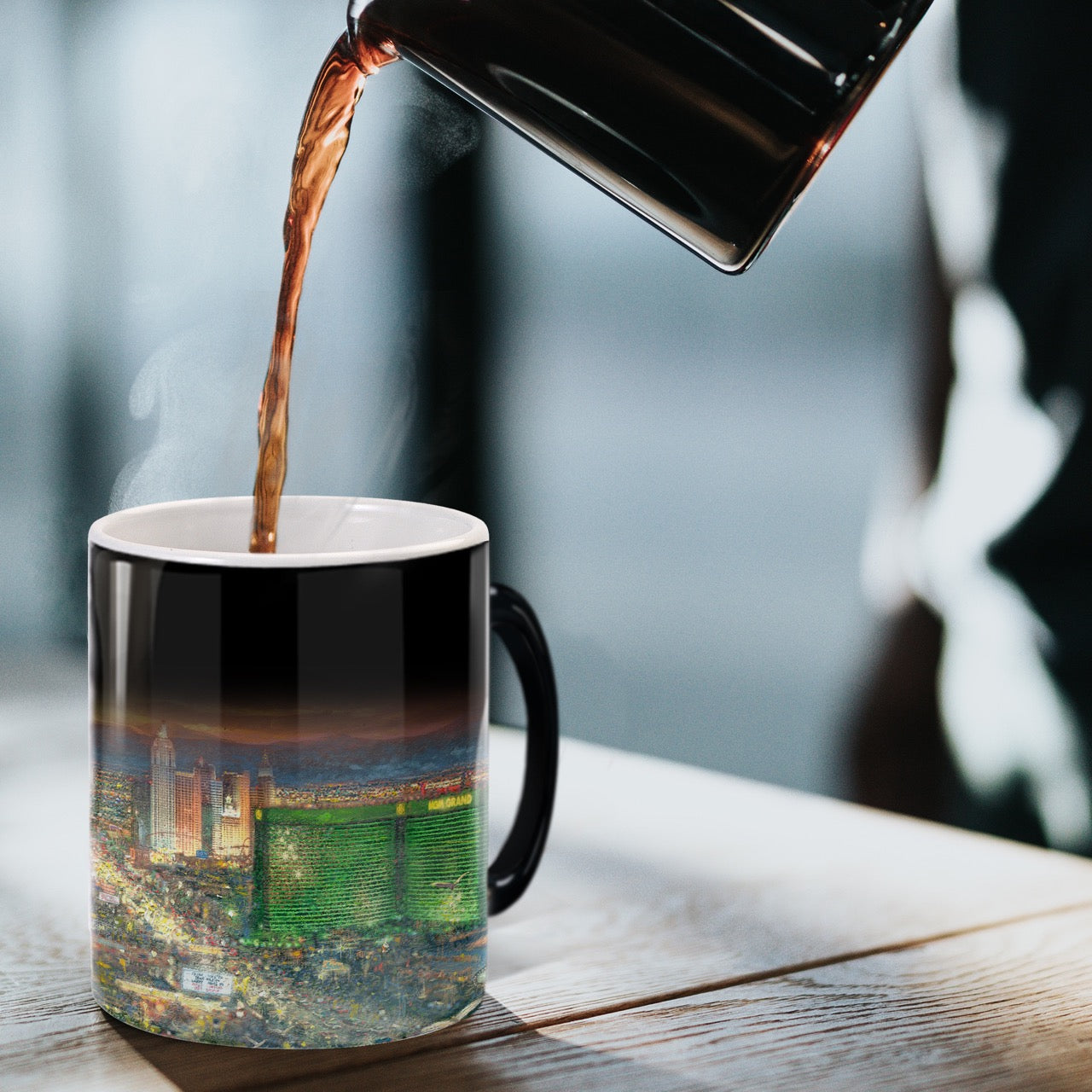 Thomas Kinkade Studios (Viva Las Vegas) Morphing Mugs® Heat-Sensitive Mug MMUG590