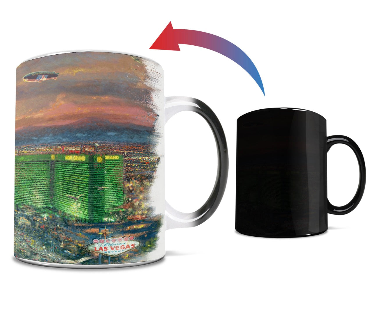 Thomas Kinkade Studios (Viva Las Vegas) Morphing Mugs® Heat-Sensitive Mug MMUG590
