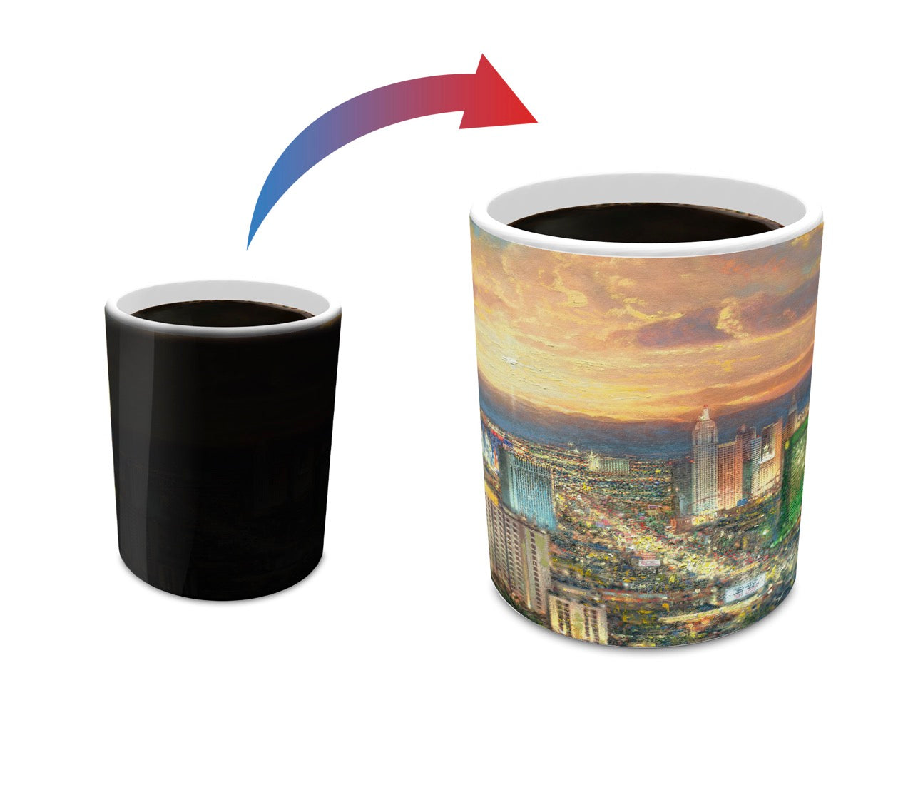 Thomas Kinkade Studios (Viva Las Vegas) Morphing Mugs® Heat-Sensitive Mug MMUG590