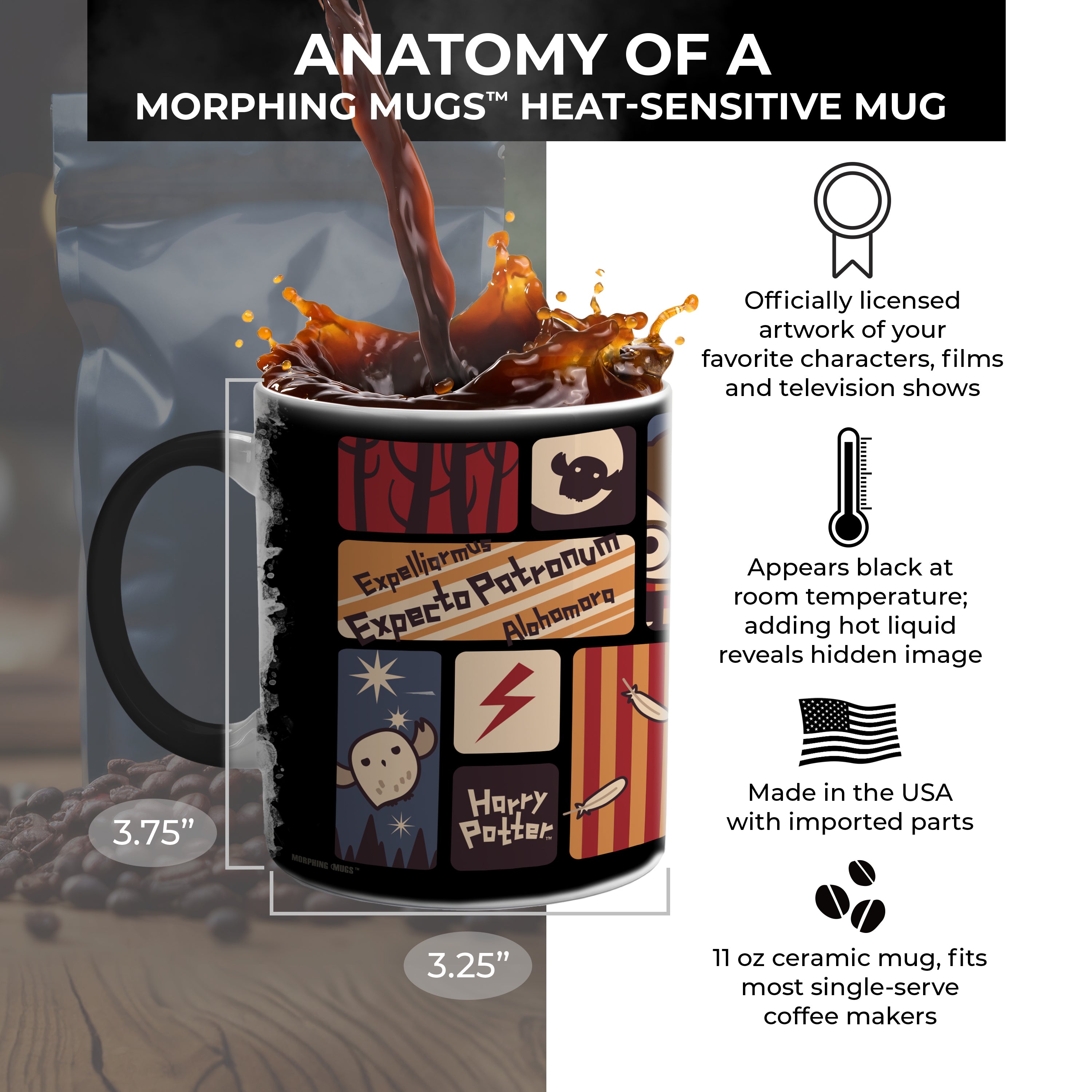 Harry Potter (Cartoon)  Morphing Mugs® Heat-Sensitive Mug MMUG601