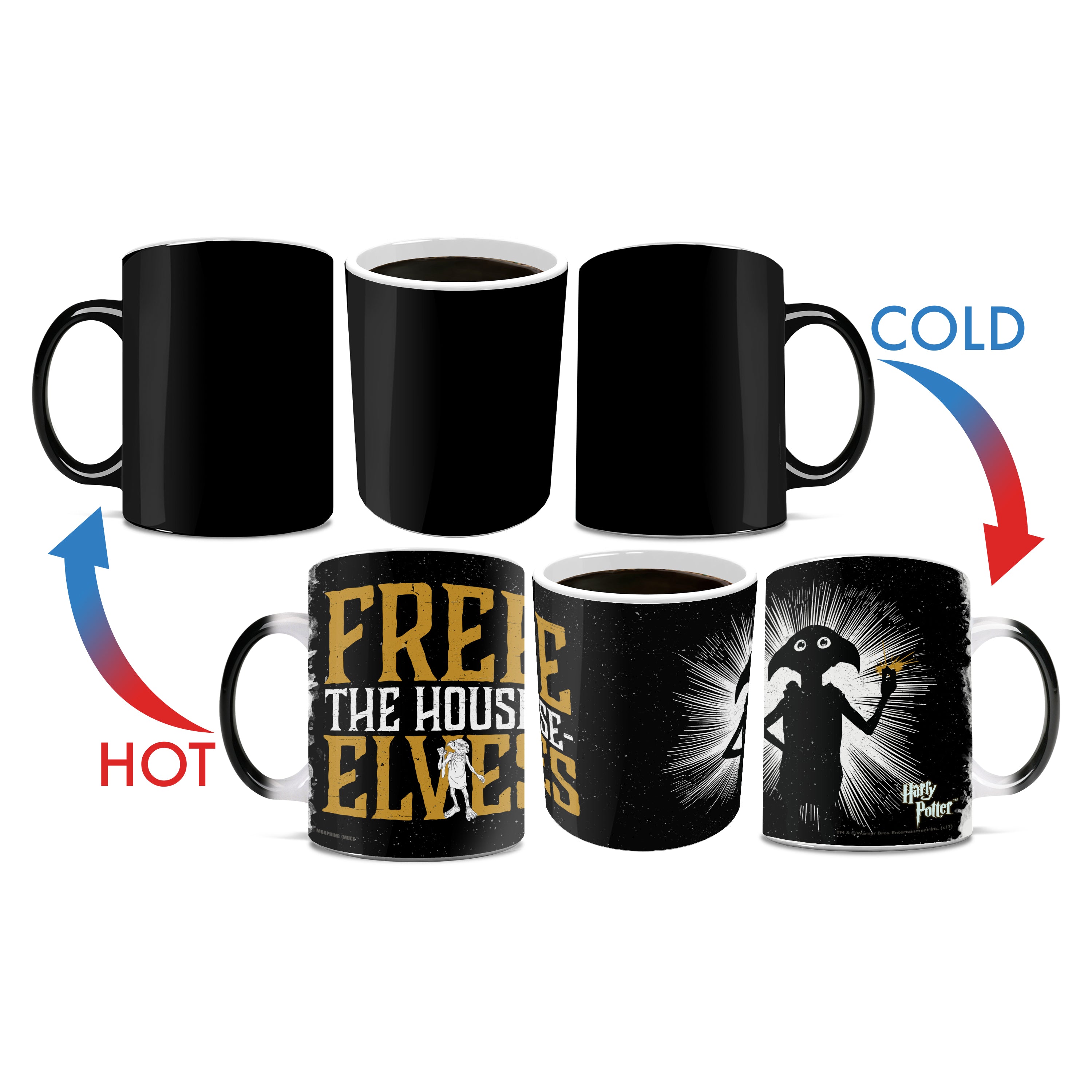 Harry Potter (Free The House Elves) Morphing Mugs® Heat-Sensitive Mug MMUG603