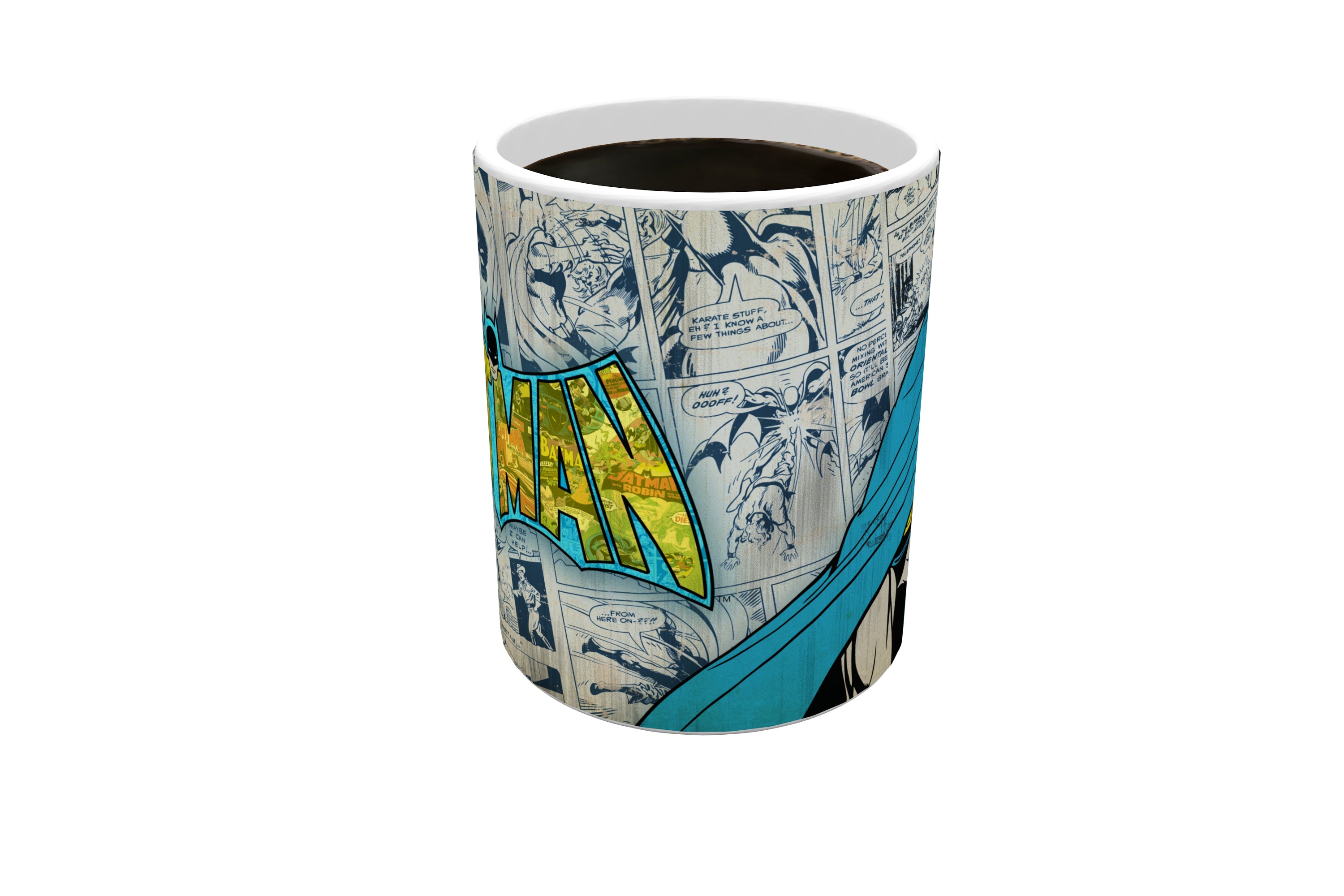 DC Comics (Batman - Retro Logo) Morphing Mugs® Heat-Sensitive Mug MMUG622