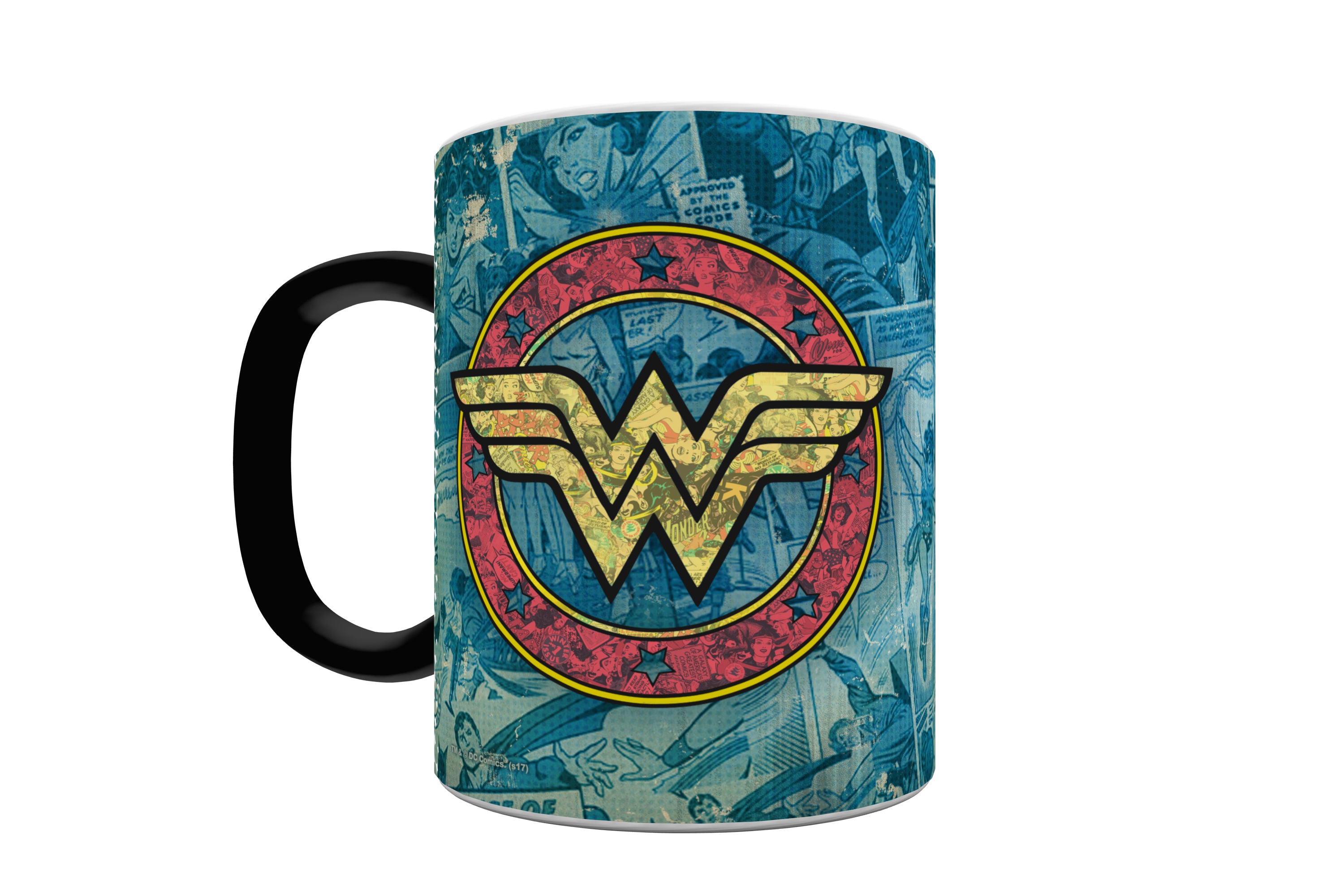 DC Comics (Wonder Woman - Retro Logo) Morphing Mugs® Heat-Sensitive Mug MMUG624