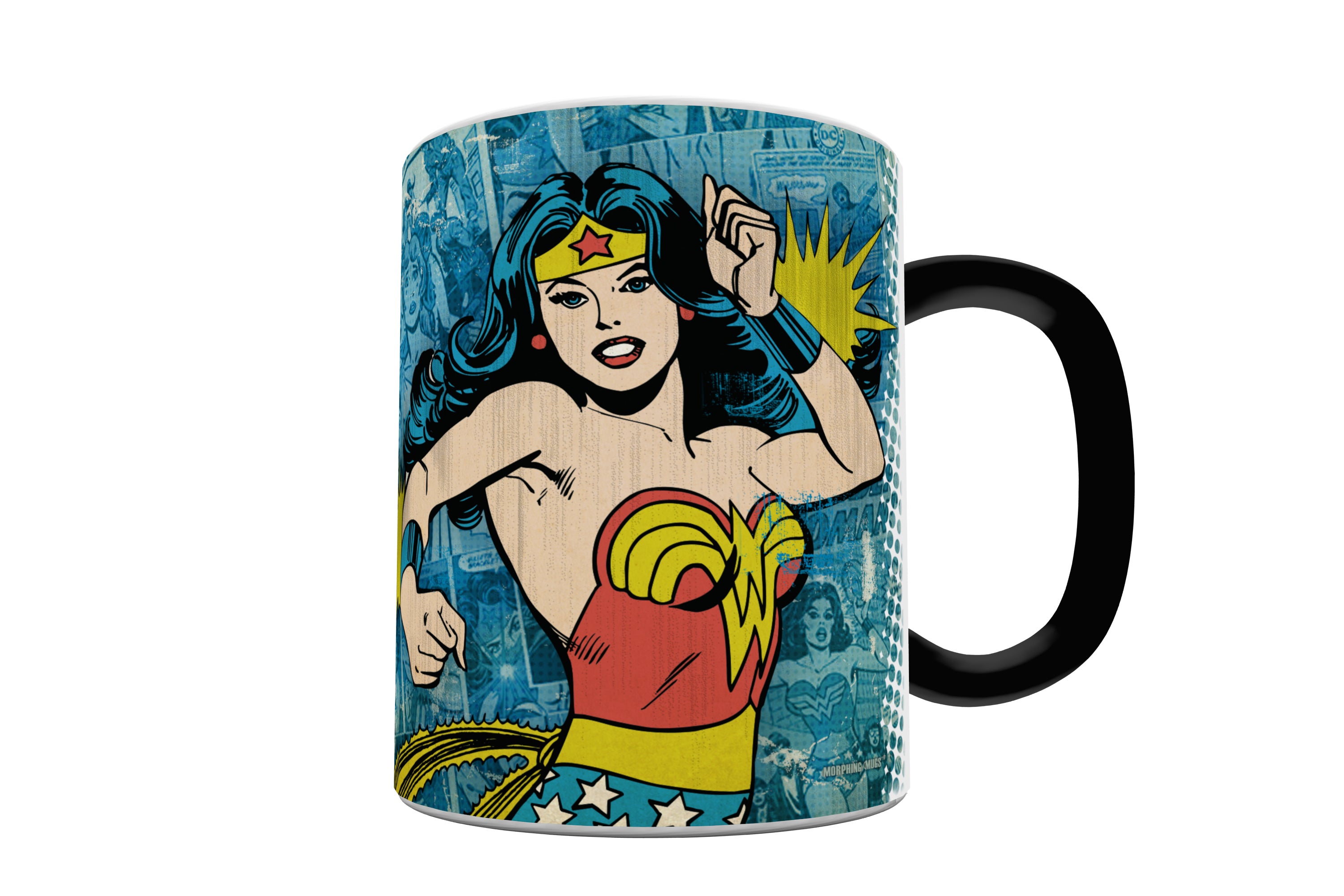 DC Comics (Wonder Woman - Retro Logo) Morphing Mugs® Heat-Sensitive Mug MMUG624