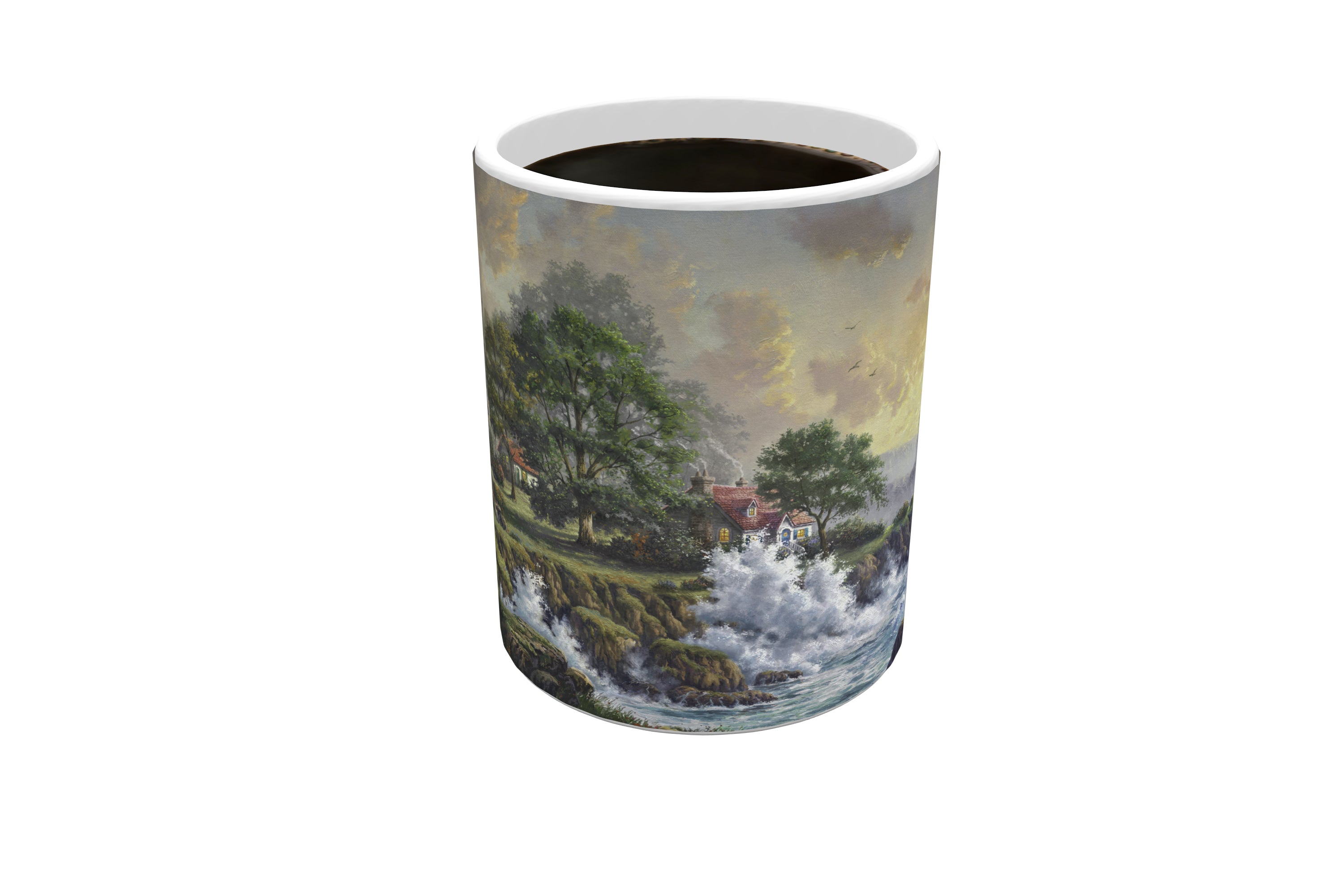 Thomas Kinkade Studios (Seaside Haven) Morphing Mugs® Heat-Sensitive Mug MMUG630