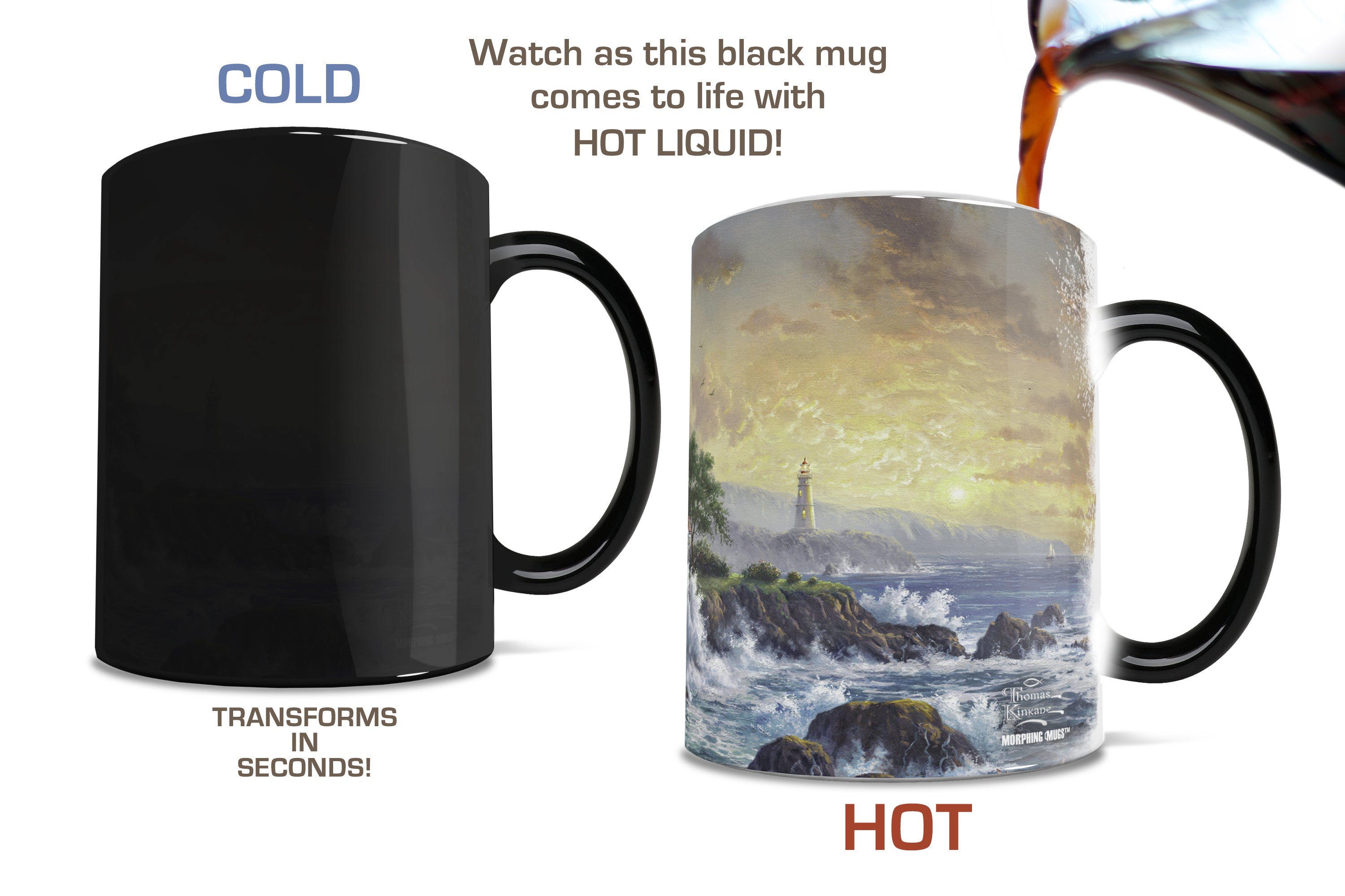 Thomas Kinkade Studios (Seaside Haven) Morphing Mugs® Heat-Sensitive Mug MMUG630