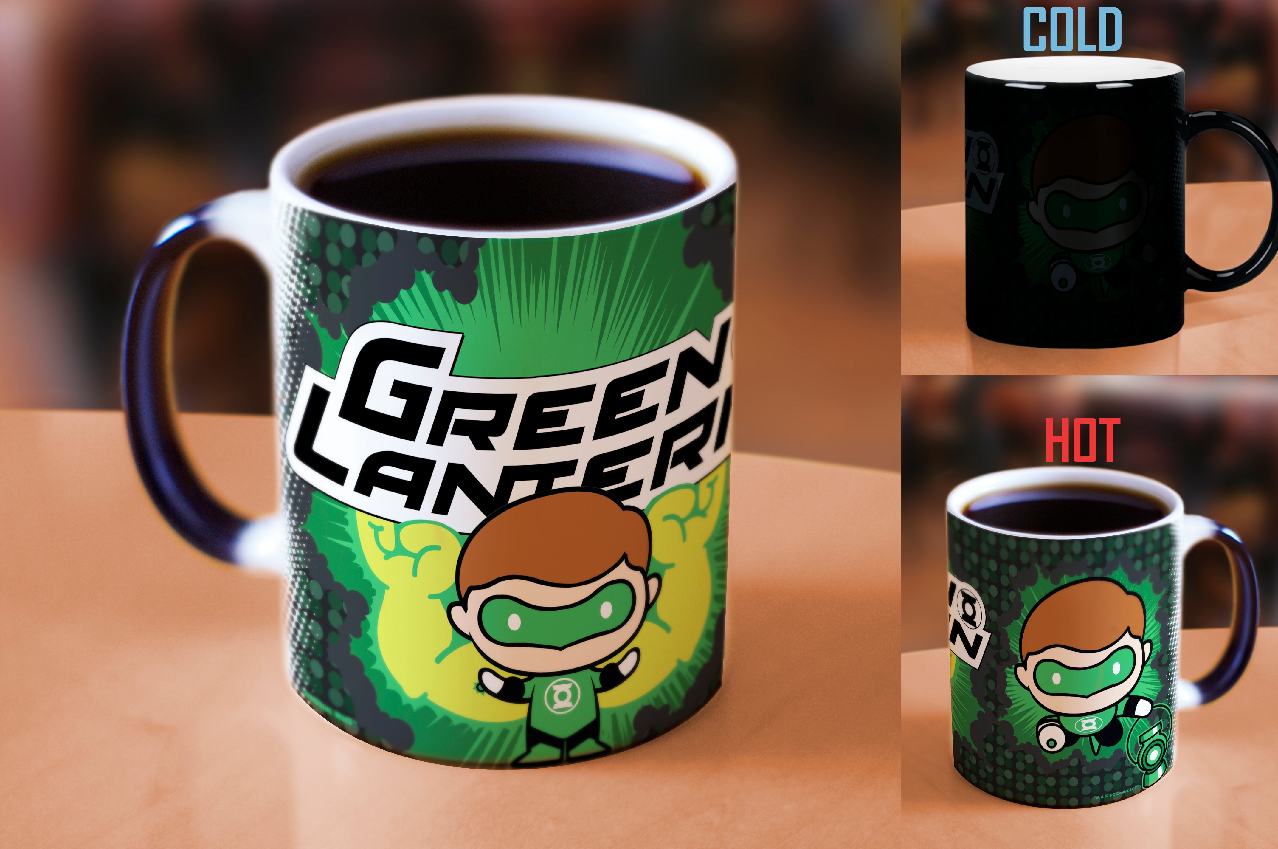 DC Comics (Justice League - Green Lantern Cartoon) Morphing Mugs® Heat-Sensitive Mug MMUG642