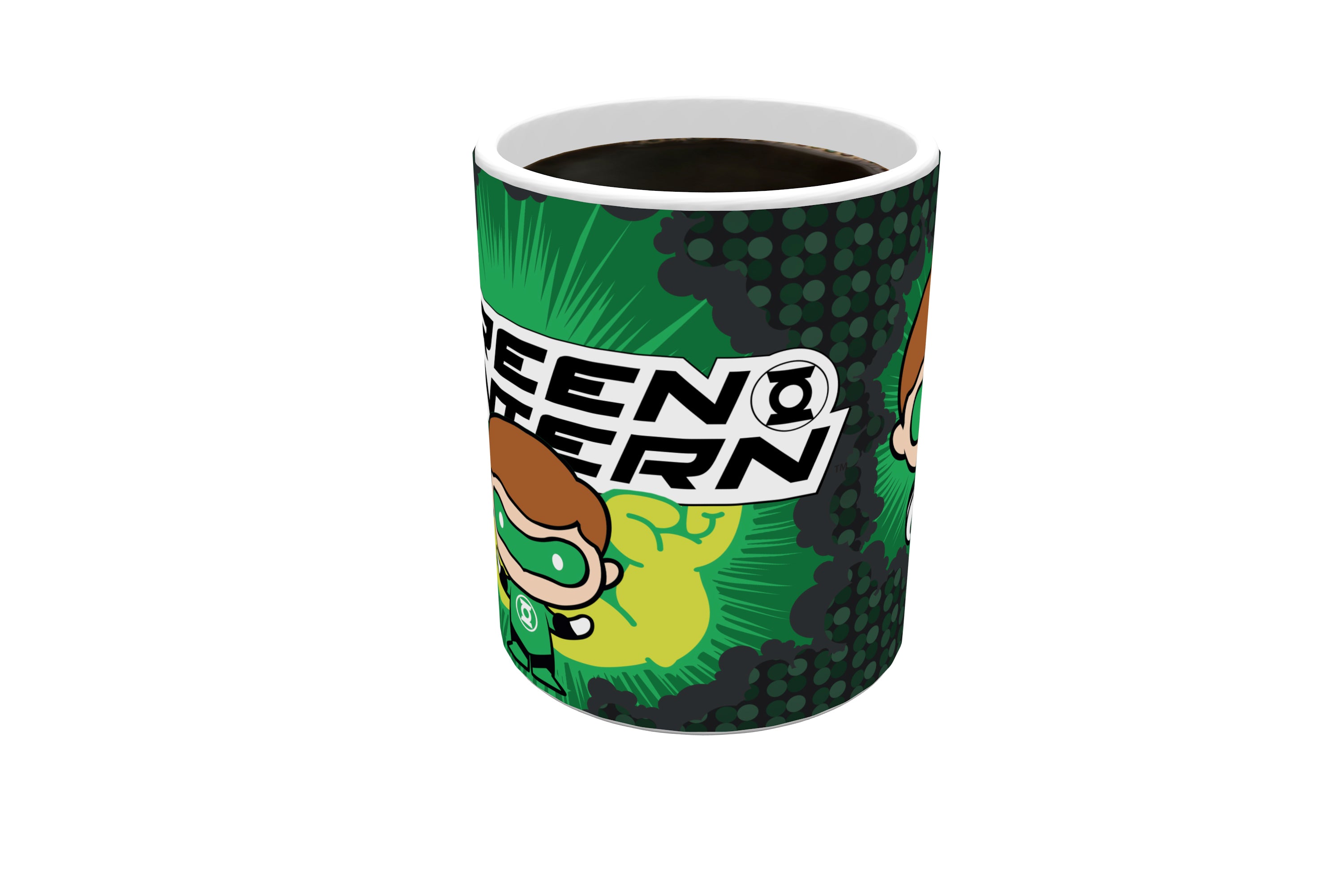 DC Comics (Justice League - Green Lantern Cartoon) Morphing Mugs® Heat-Sensitive Mug MMUG642
