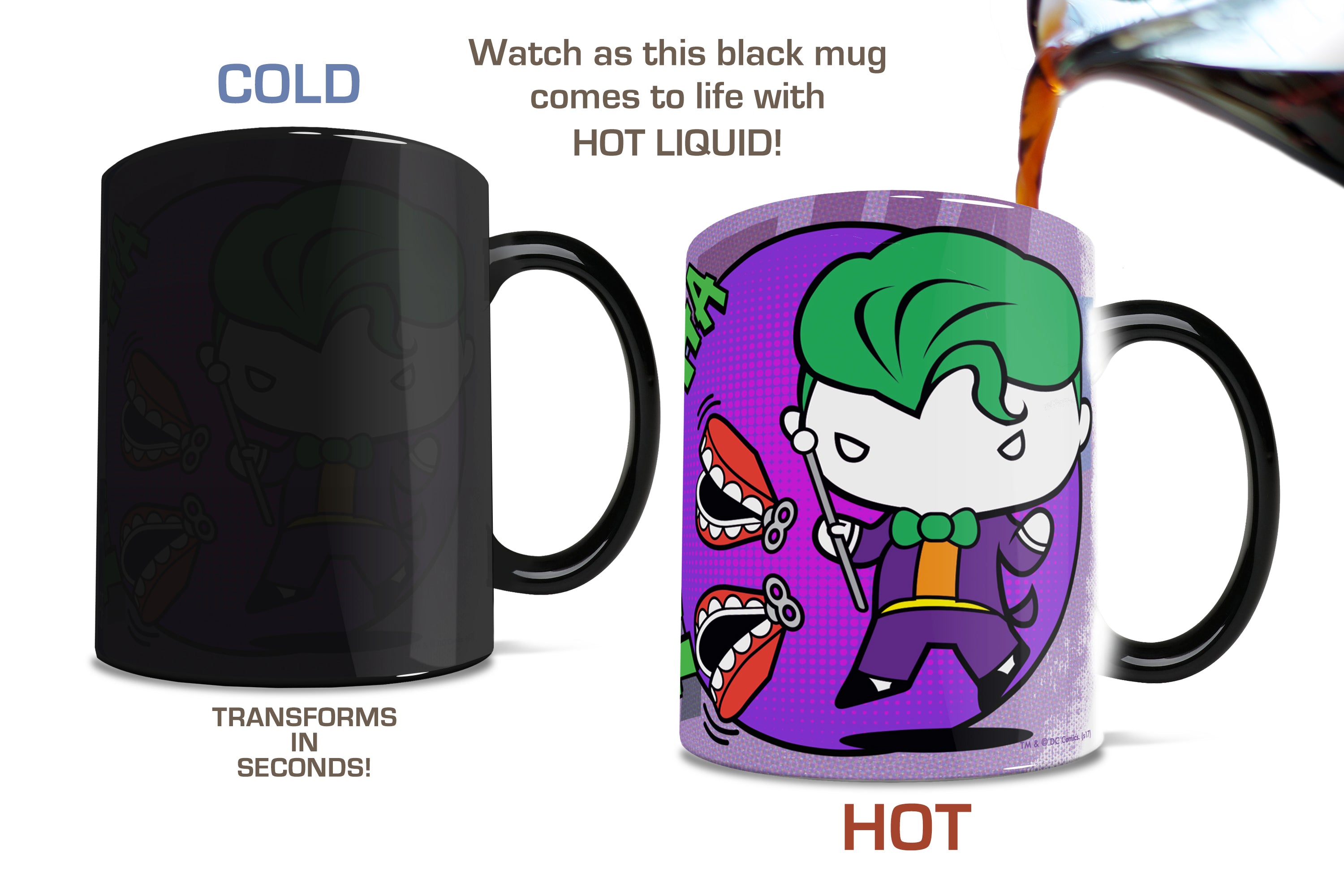DC Comics (Justice League - Joker Cartoon) Morphing Mugs® Heat-Sensitive Mug MMUG644