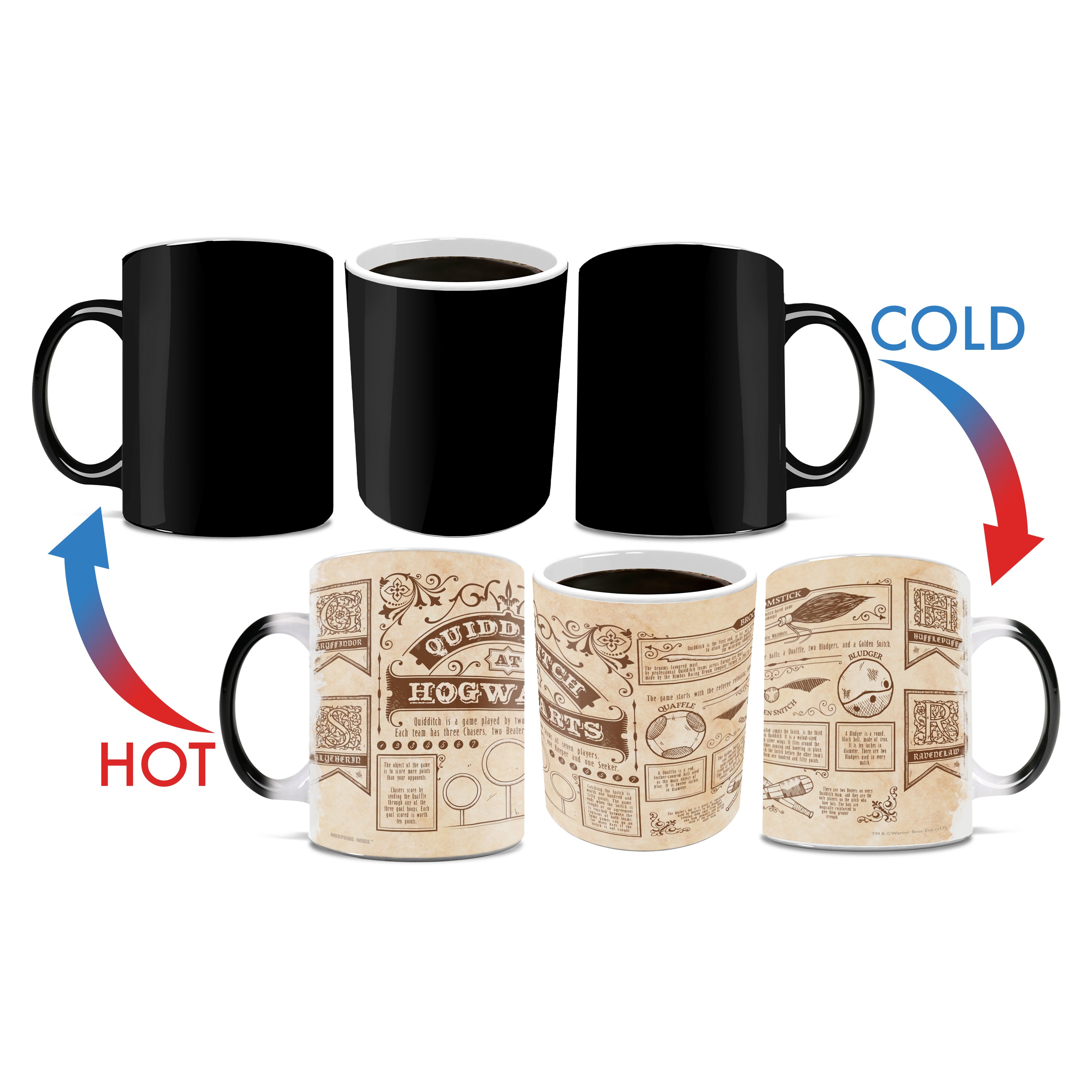 Harry Potter (Quidditch Rules)  Morphing Mugs® Heat-Sensitive Mug MMUG648