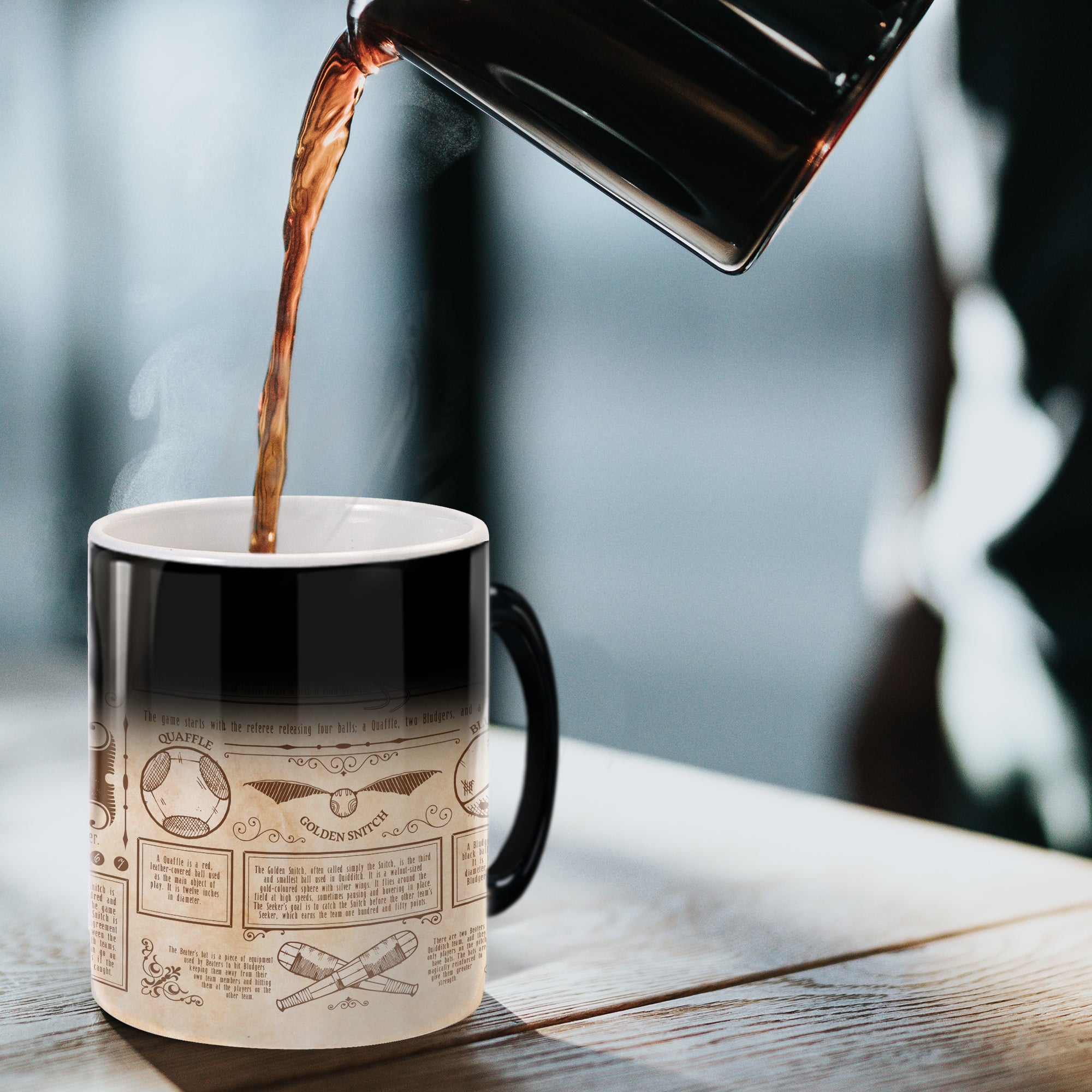 Harry Potter (Quidditch Rules)  Morphing Mugs® Heat-Sensitive Mug MMUG648