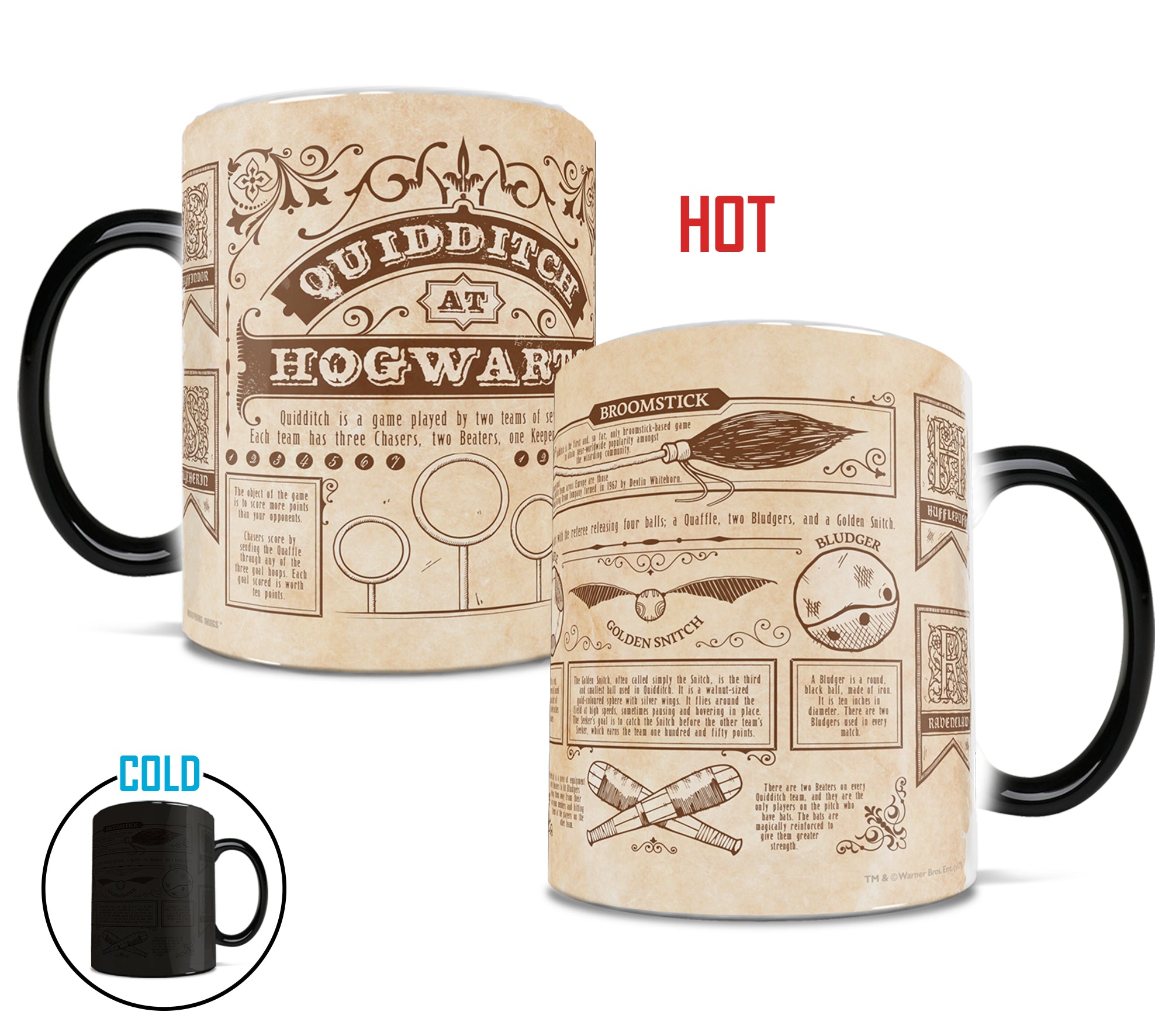 Harry Potter (Quidditch Rules)  Morphing Mugs® Heat-Sensitive Mug MMUG648
