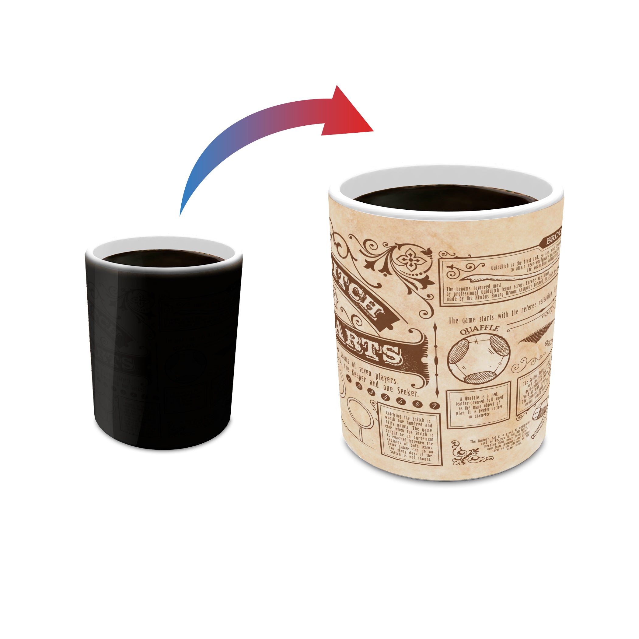 Harry Potter (Quidditch Rules)  Morphing Mugs® Heat-Sensitive Mug MMUG648