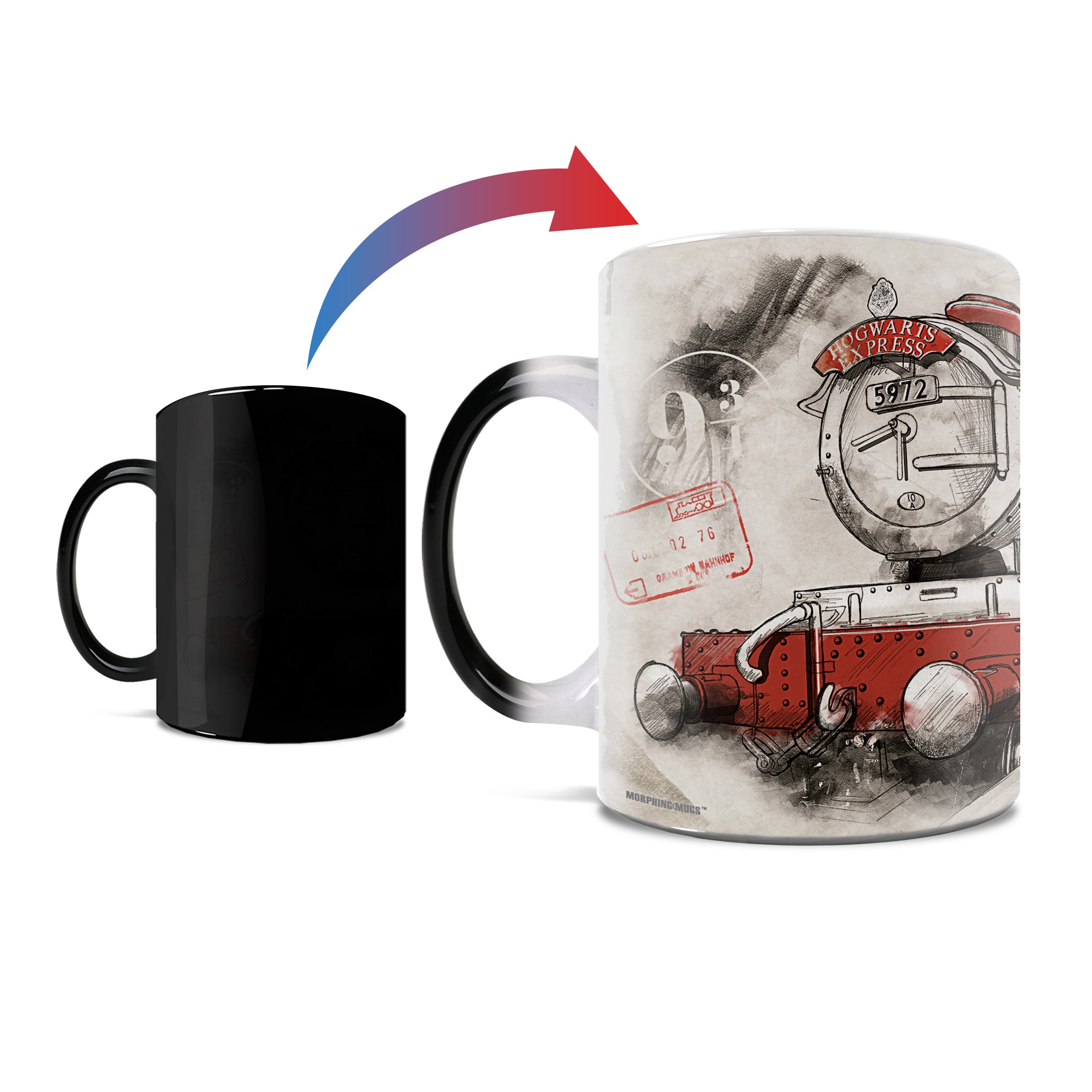 Harry Potter (Platform 9¾ Hogwarts Express)  Morphing Mugs® Heat-Sensitive Mug MMUG649