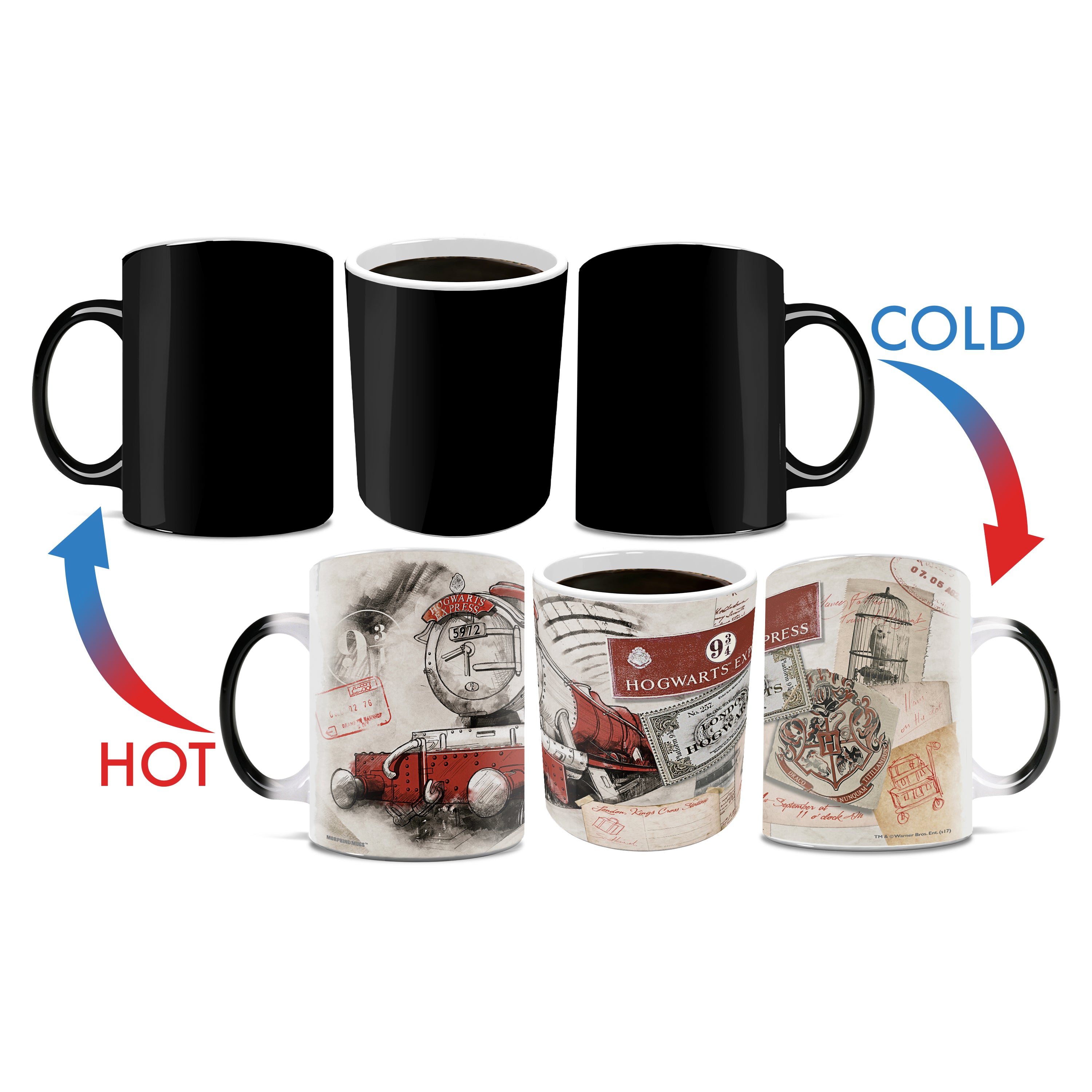 Harry Potter (Platform 9¾ Hogwarts Express)  Morphing Mugs® Heat-Sensitive Mug MMUG649