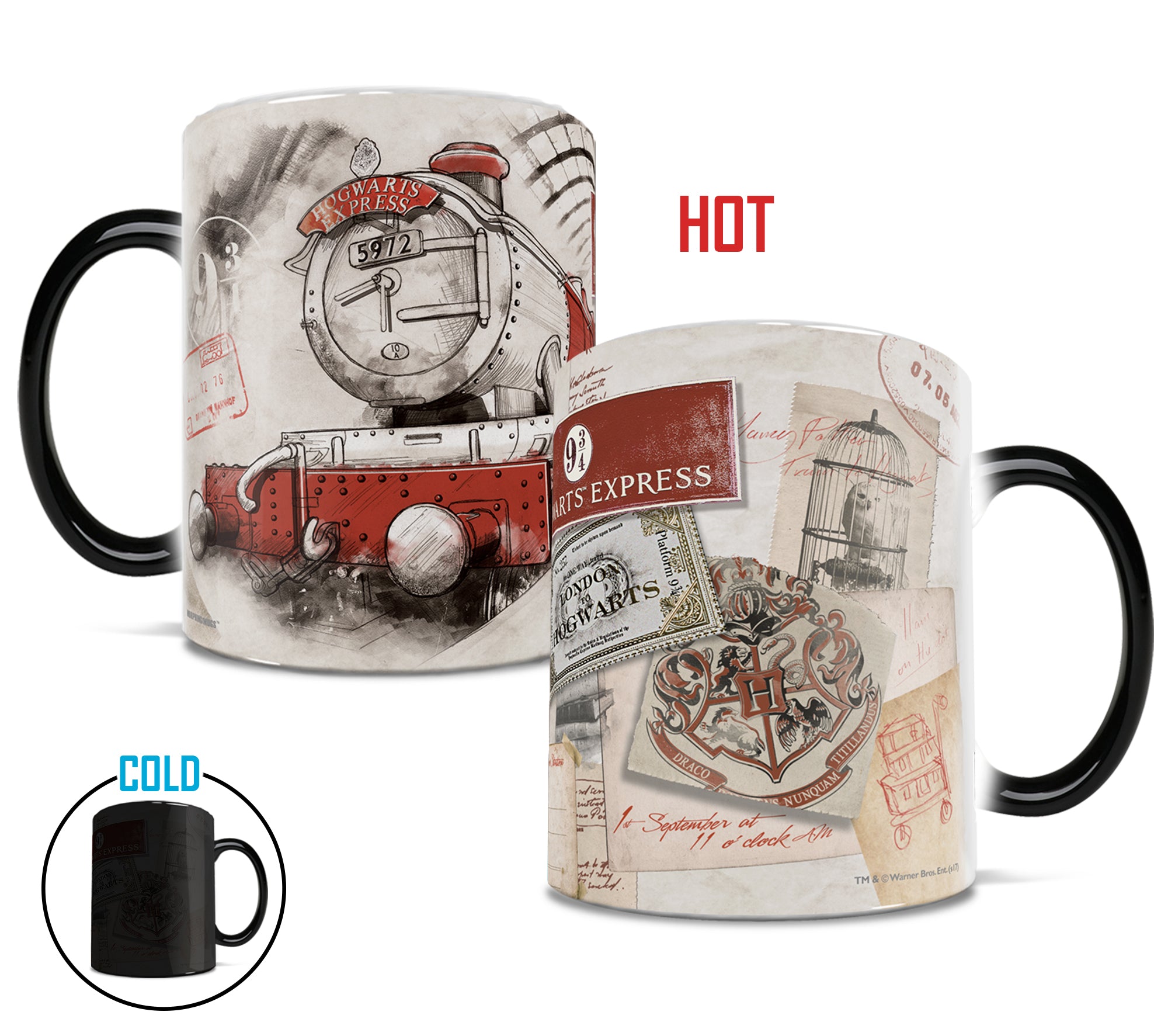 Harry Potter (Platform 9¾ Hogwarts Express)  Morphing Mugs® Heat-Sensitive Mug MMUG649