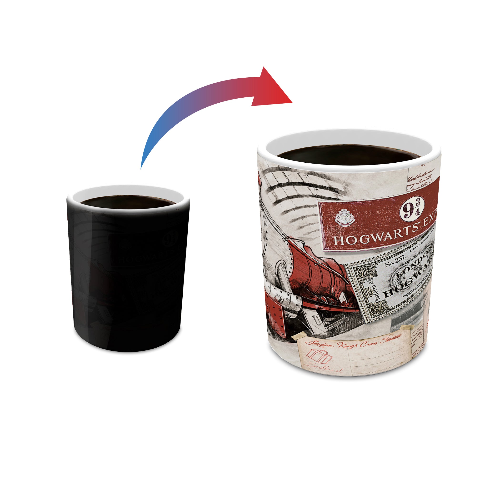 Harry Potter (Platform 9¾ Hogwarts Express)  Morphing Mugs® Heat-Sensitive Mug MMUG649