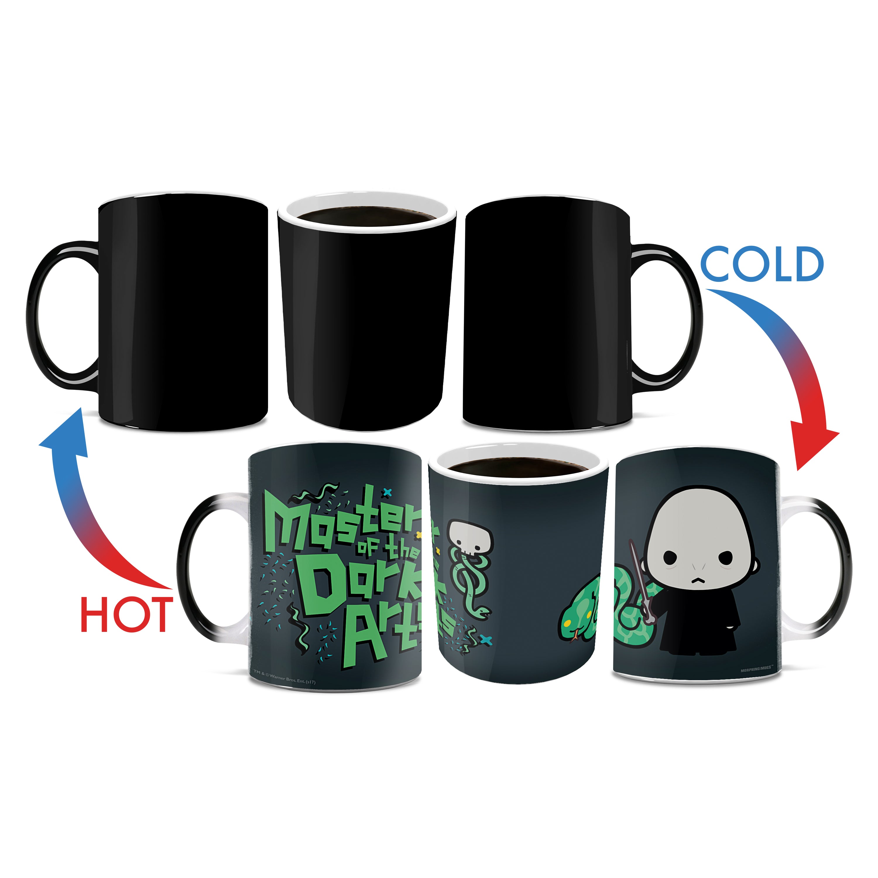 Harry Potter (Cartoon Voldemort - Dark Arts)  Morphing Mugs® Heat-Sensitive Mug MMUG652