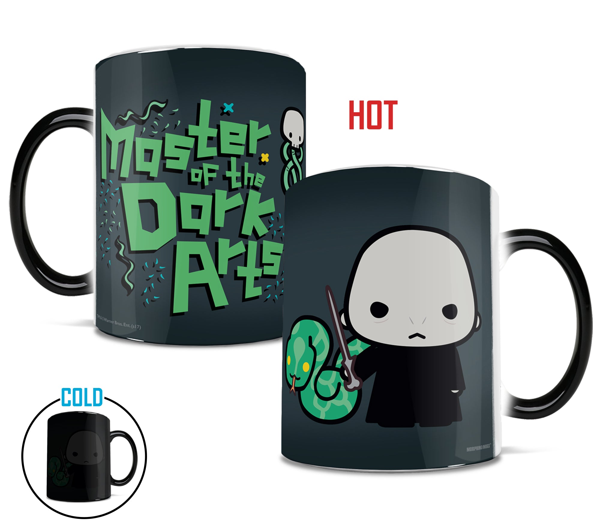 Harry Potter (Cartoon Voldemort - Dark Arts)  Morphing Mugs® Heat-Sensitive Mug MMUG652