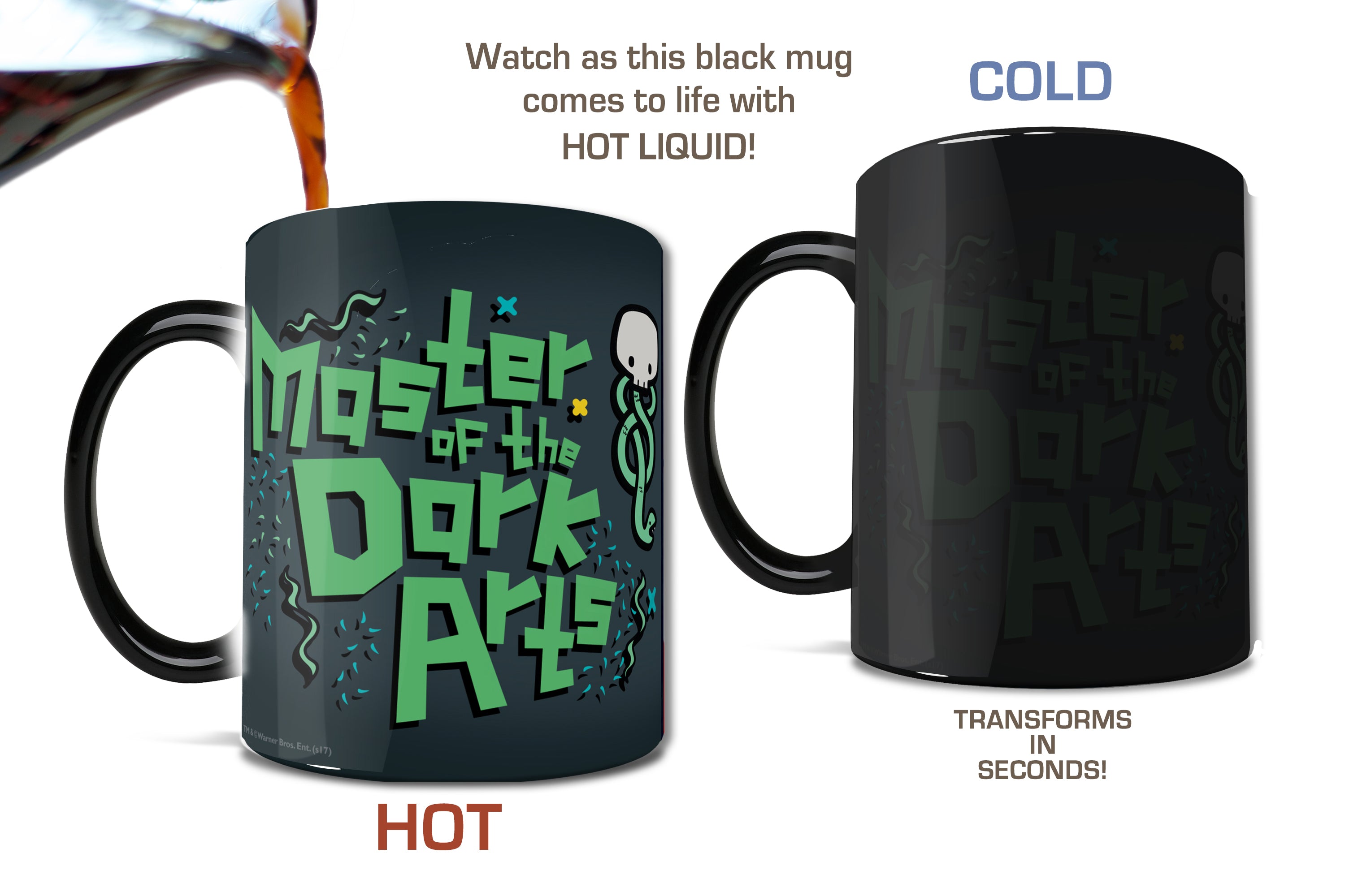 Harry Potter (Cartoon Voldemort - Dark Arts)  Morphing Mugs® Heat-Sensitive Mug MMUG652