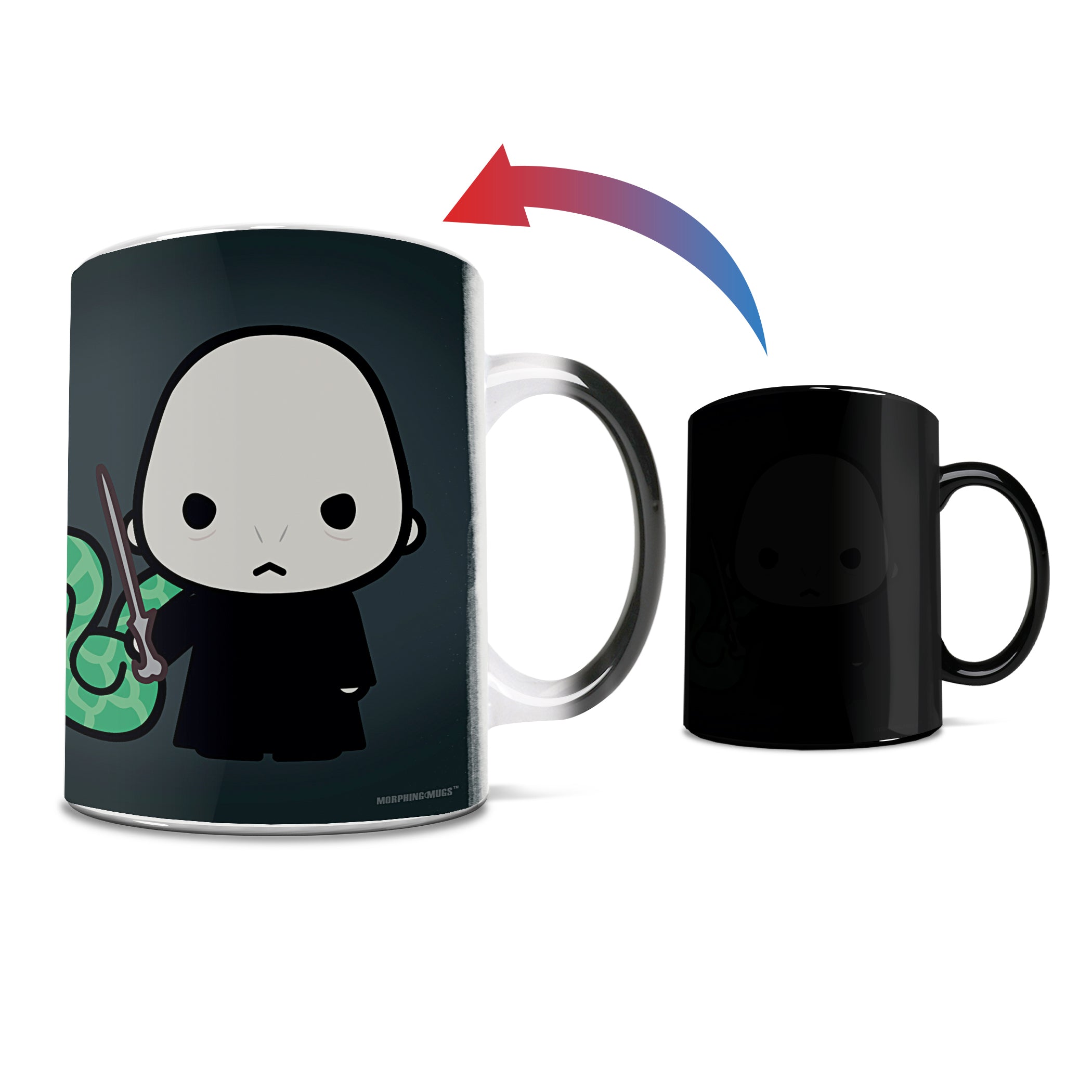 Harry Potter (Cartoon Voldemort - Dark Arts)  Morphing Mugs® Heat-Sensitive Mug MMUG652