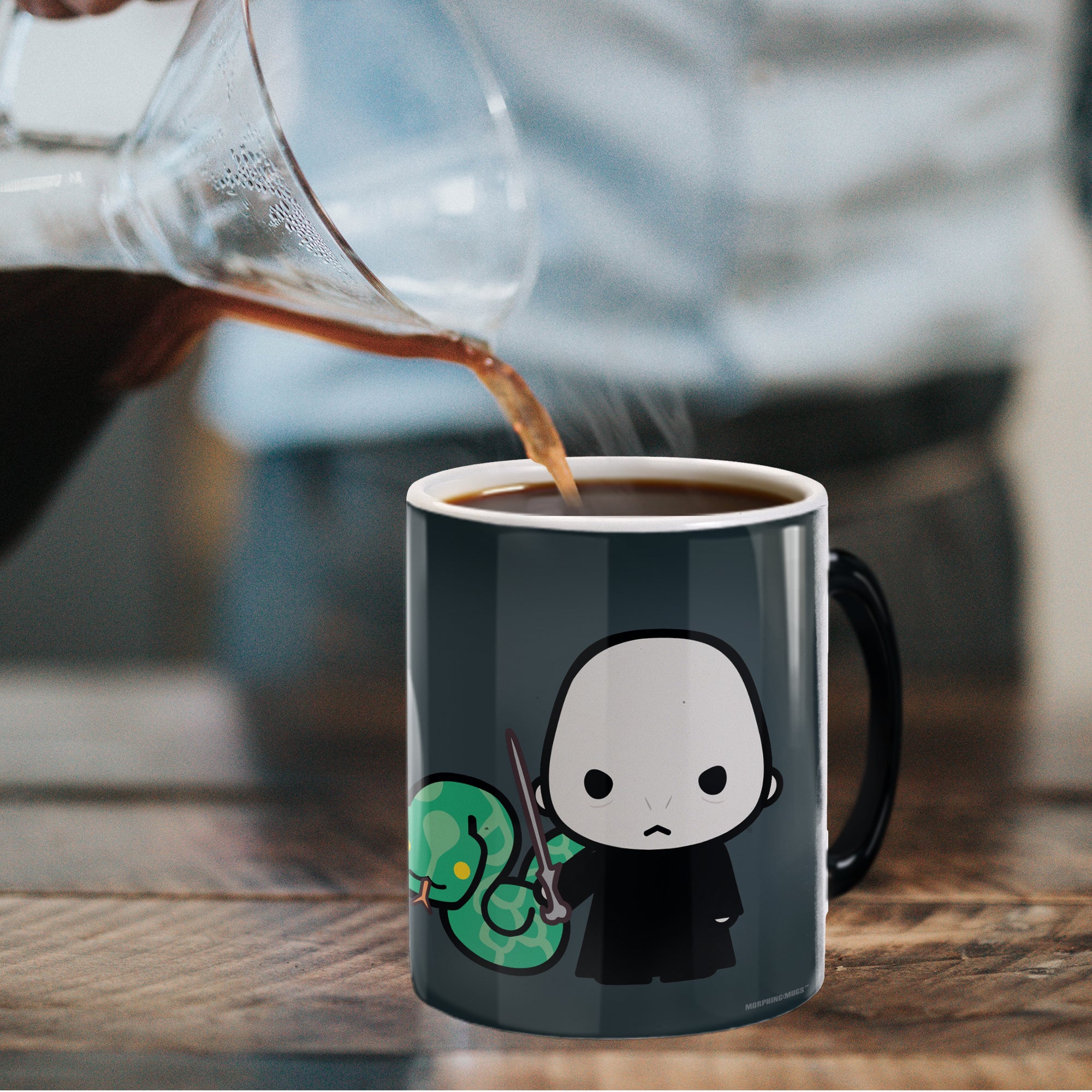 Harry Potter (Cartoon Voldemort - Dark Arts)  Morphing Mugs® Heat-Sensitive Mug MMUG652