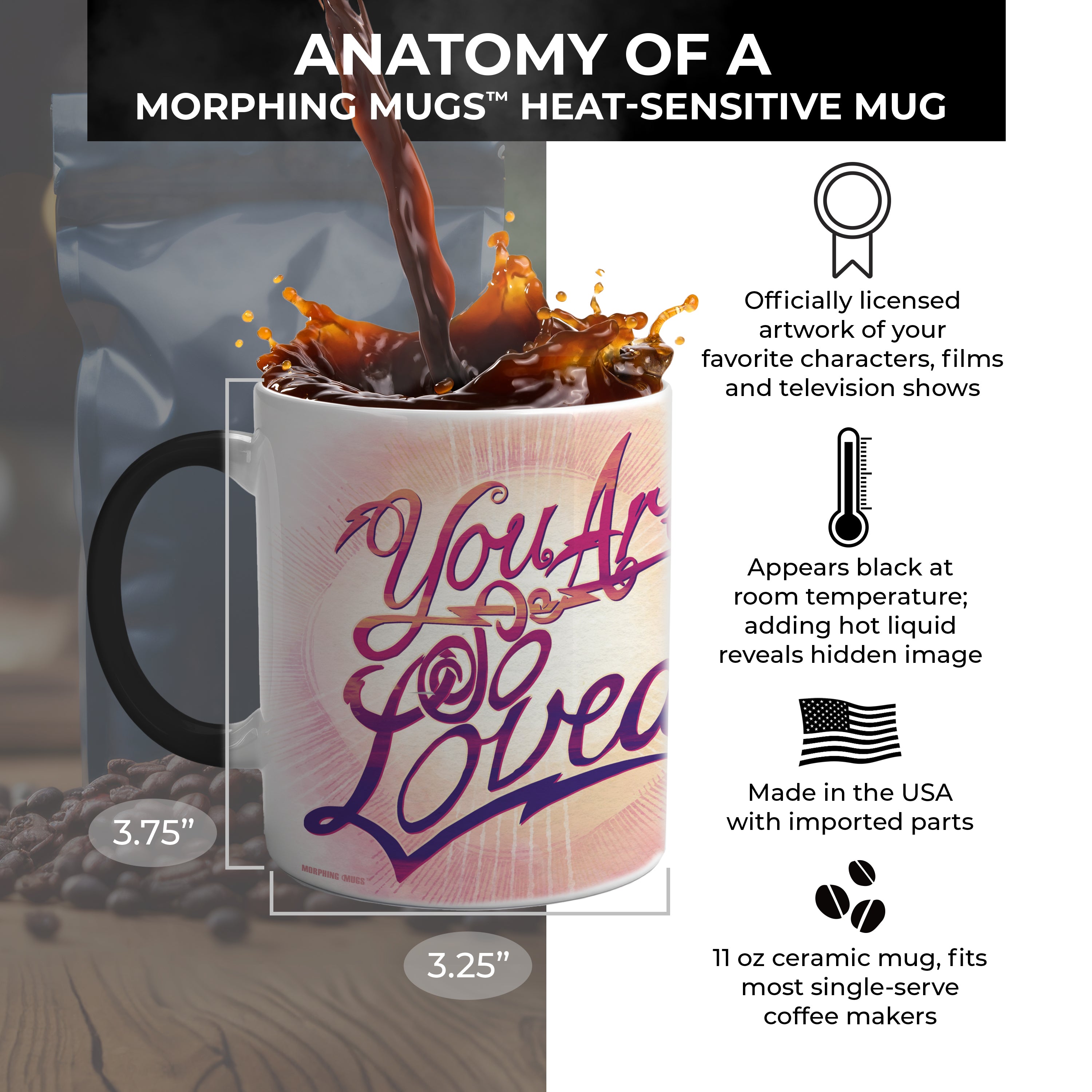 Harry Potter (So Loved - Add Your Image!) Morphing Mugs® Heat-Sensitive Mug