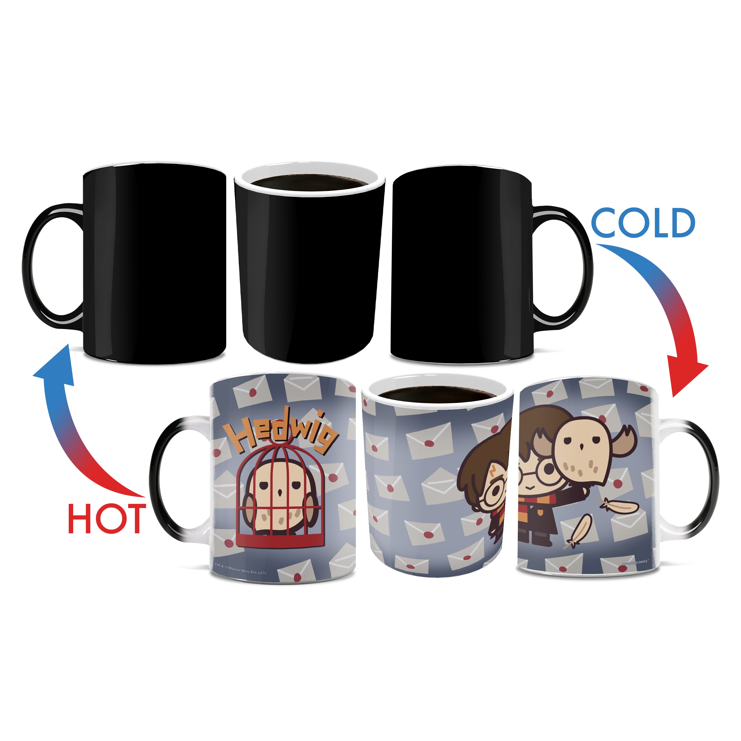 Harry Potter (Cartoon Hedwig) Morphing Mugs® Heat-Sensitive Mug MMUG659