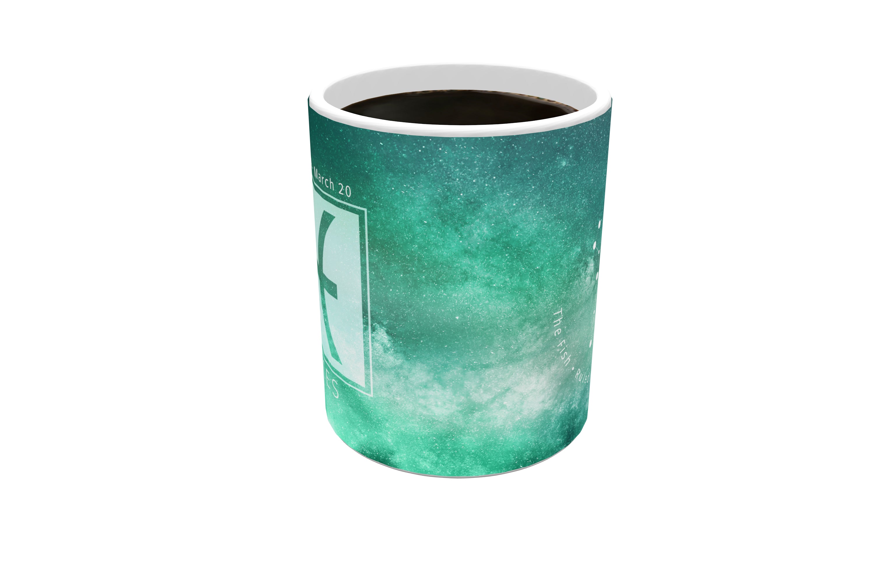 Zodiac Collection (Pisces) Morphing Mugs® Heat-Sensitive Mug MMUG668