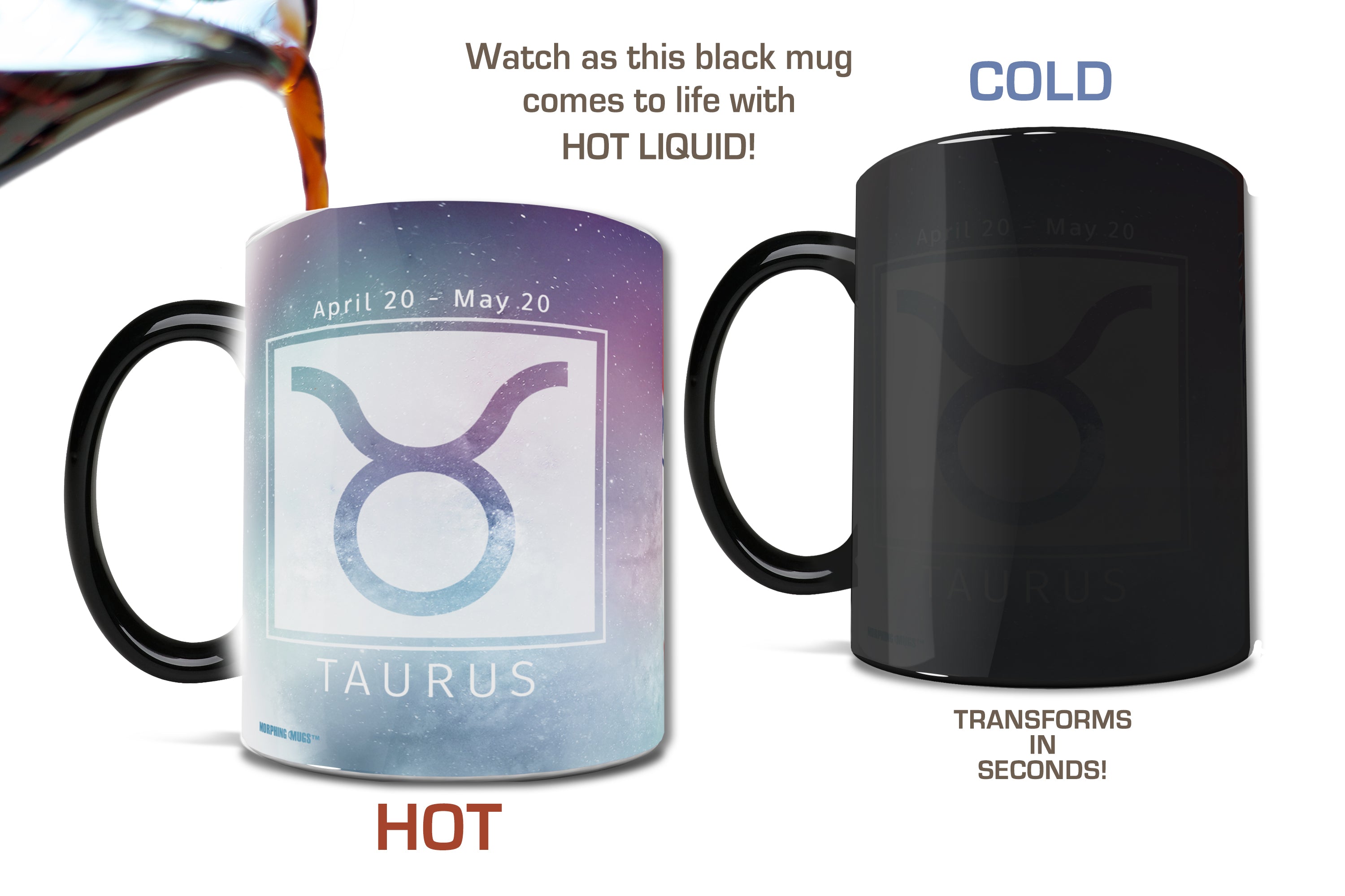 Zodiac Collection (Taurus) Morphing Mugs® Heat-Sensitive Mug MMUG670