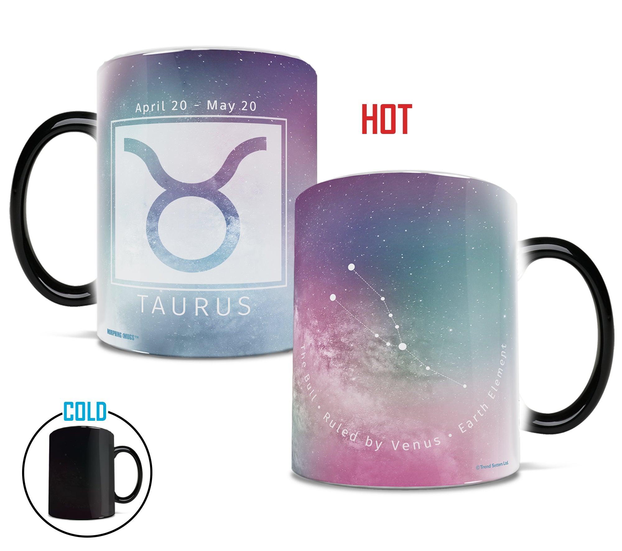Zodiac Collection (Taurus) Morphing Mugs® Heat-Sensitive Mug MMUG670