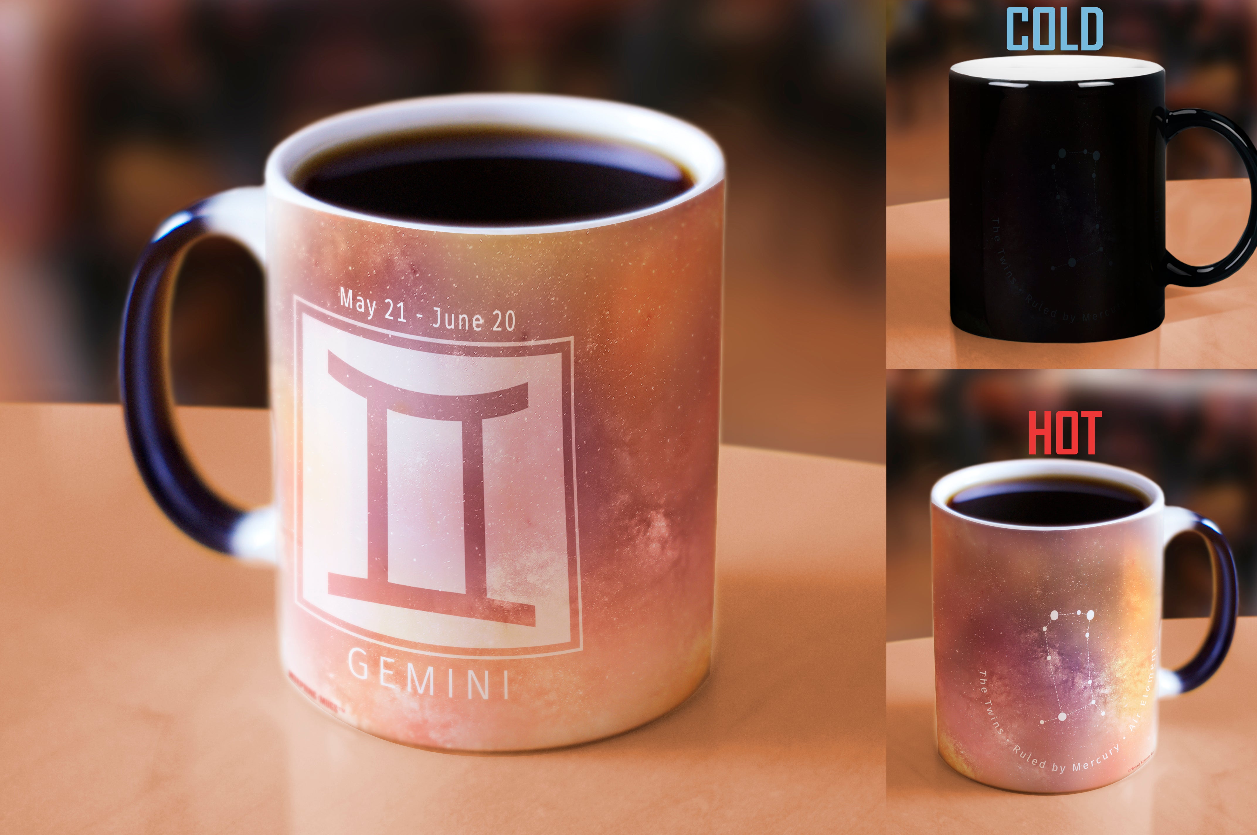 Zodiac (Gemini) Morphing Mugs® Heat-Sensitive Mug MMUG671
